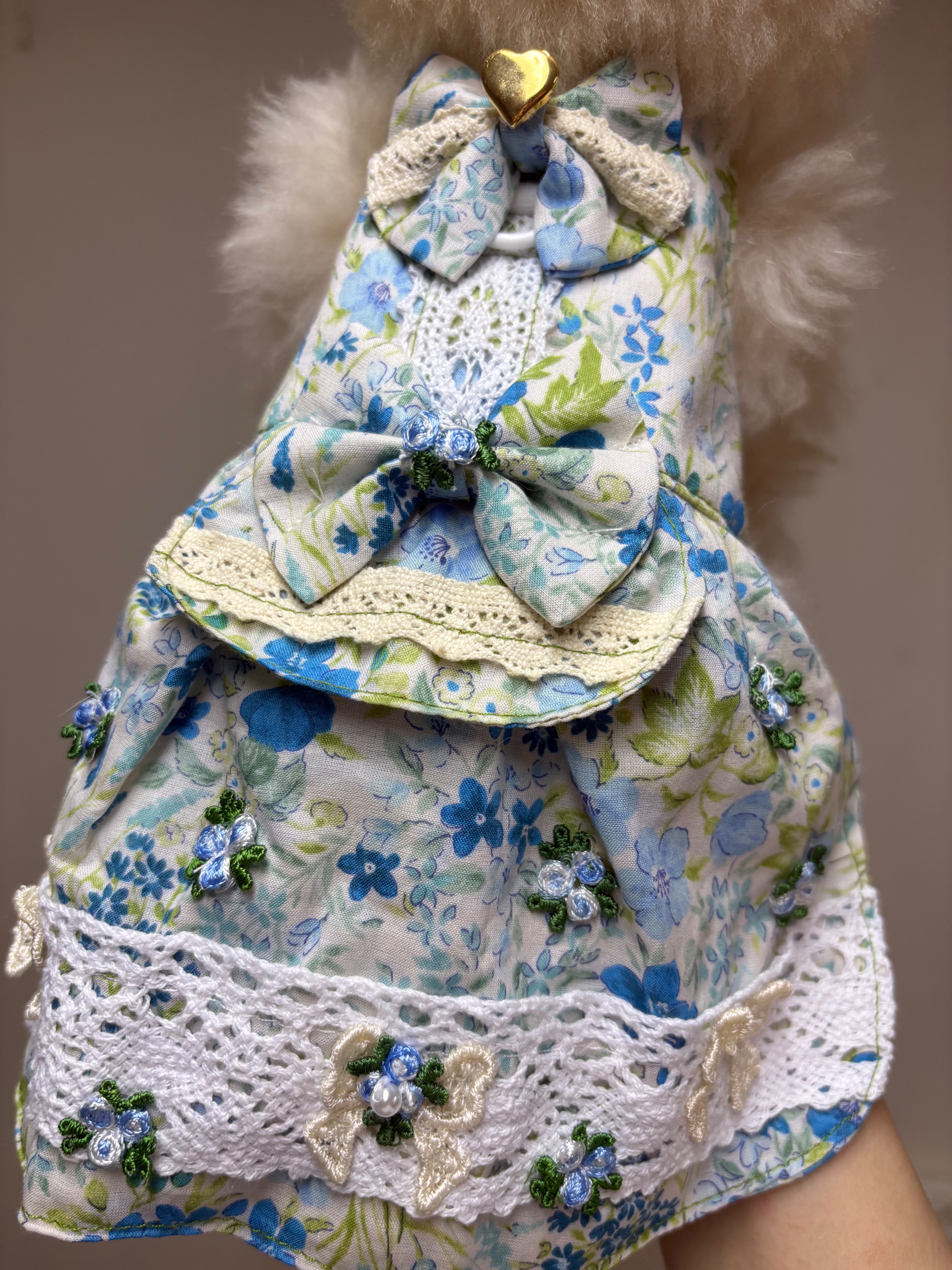 兔兔洋裝🐰手作1.3～2.2kg洋裝牽繩衣🏆純棉寵物兔用胸背帶胸背衣、可調帶長可扣牽繩，兔體工學，台灣製