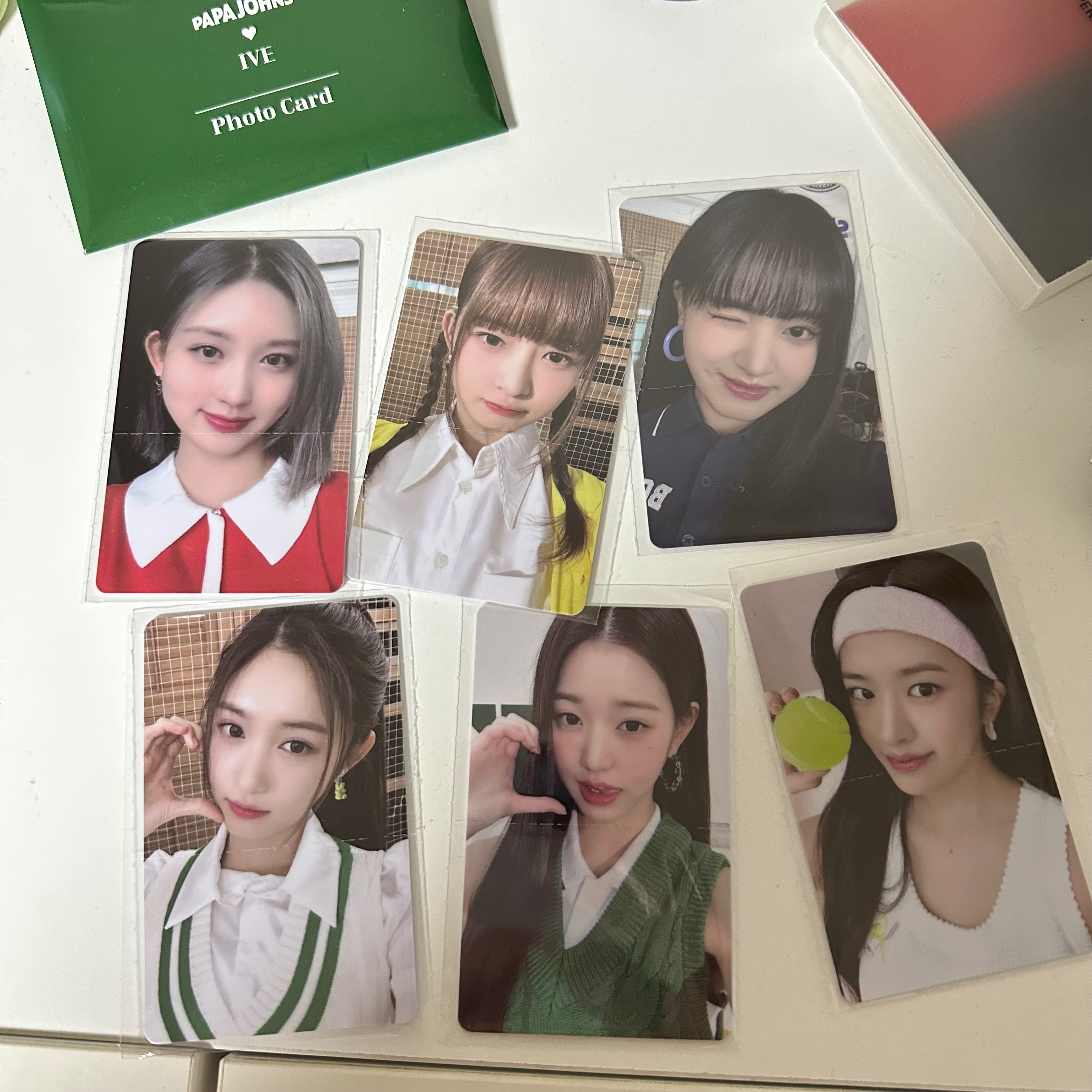 IVE PAPA JOHNS 小卡
