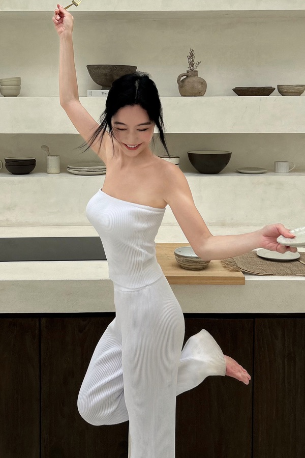 冰紗平口Bra Top | Ice Knit Strapless Bra Top/Dress