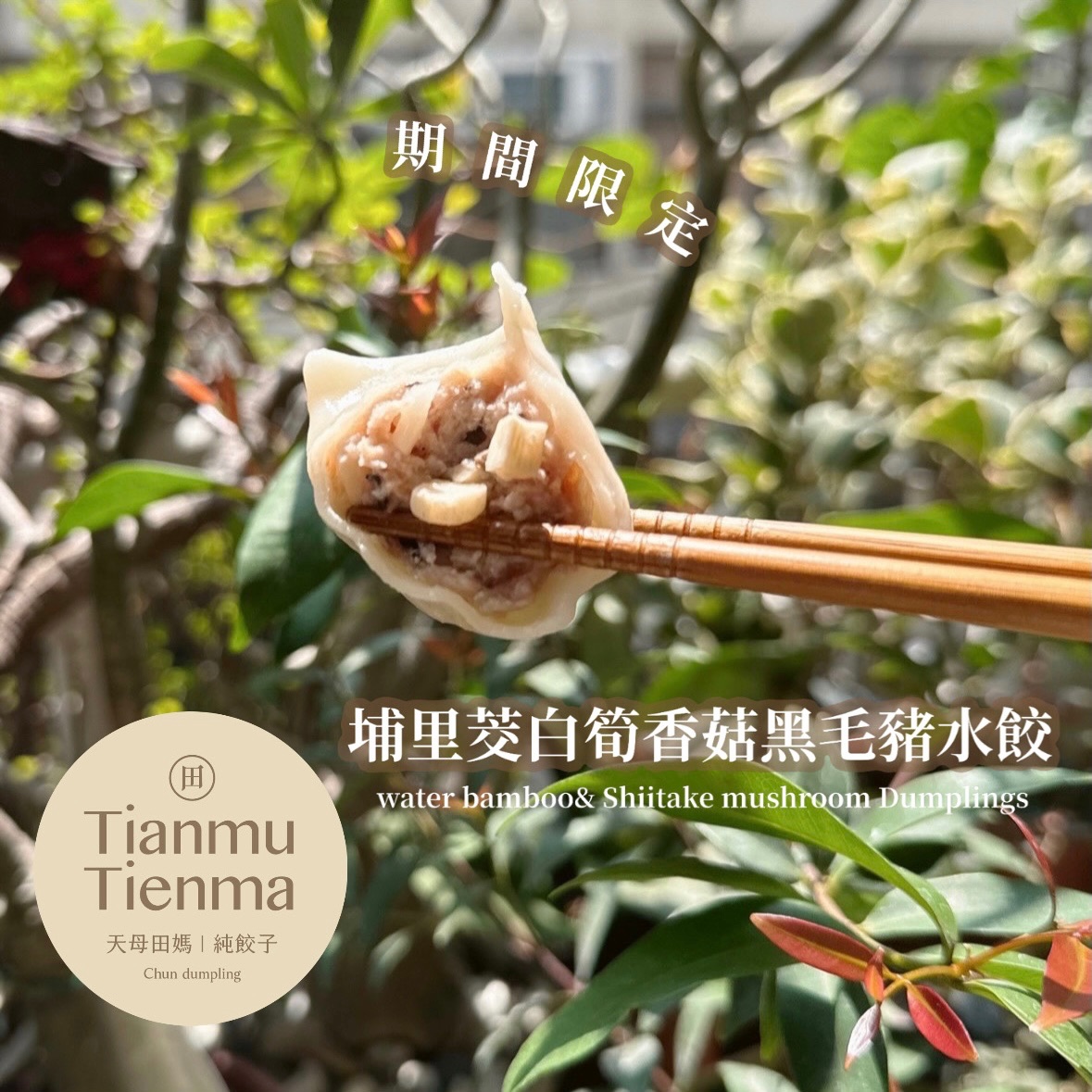 預購-季節限定-埔里茭白筍香菇水餃