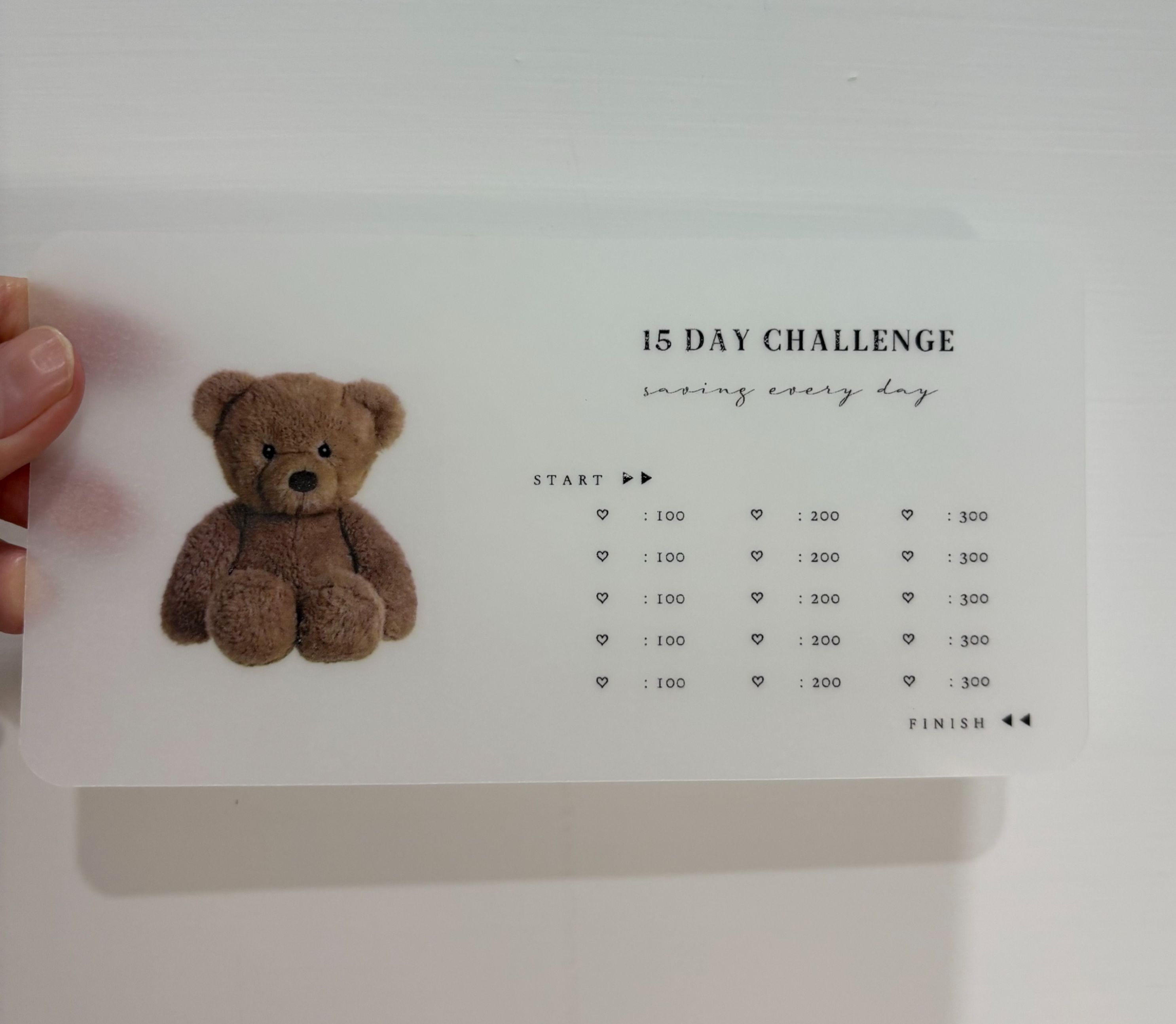 【Penmeet】joo 泰迪熊打卡板