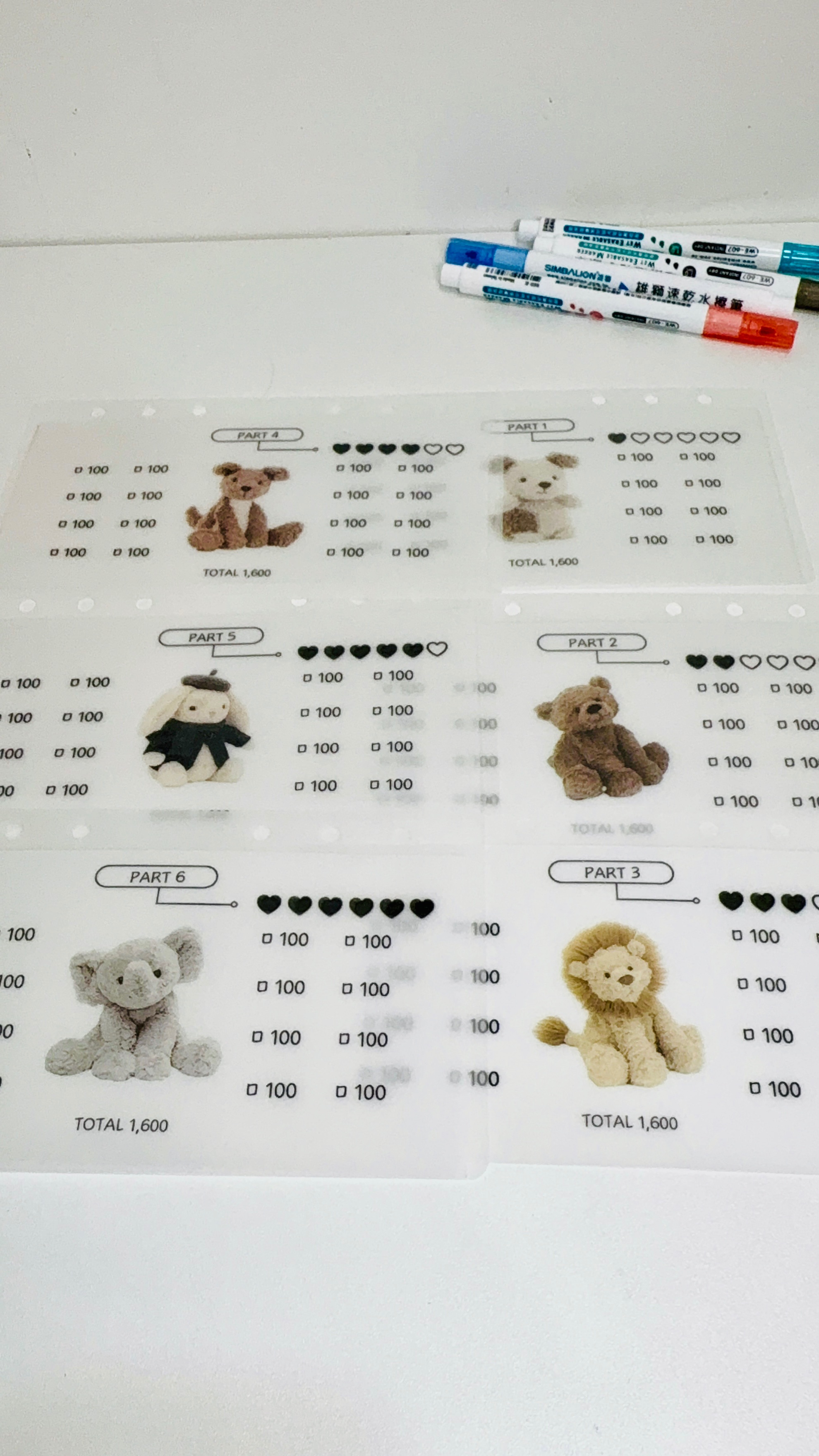 【Penmeet】Vivi A6/A9 布娃娃現金袋🧸