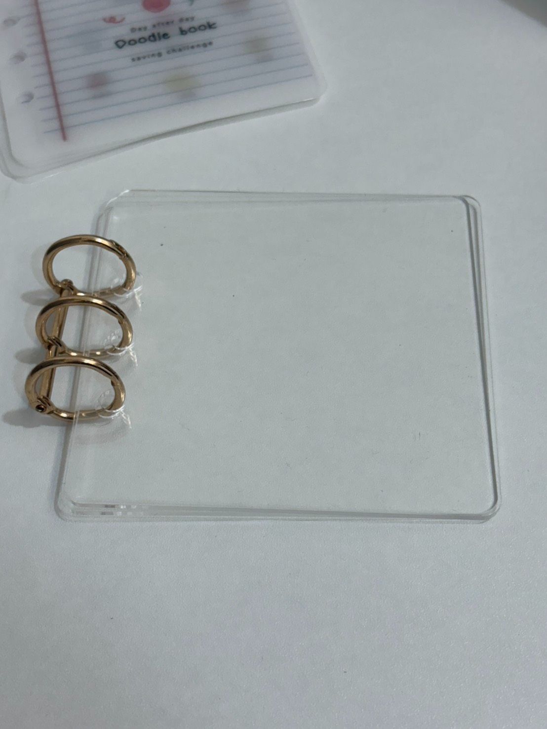 【Penmeet】3孔透明壓克力板