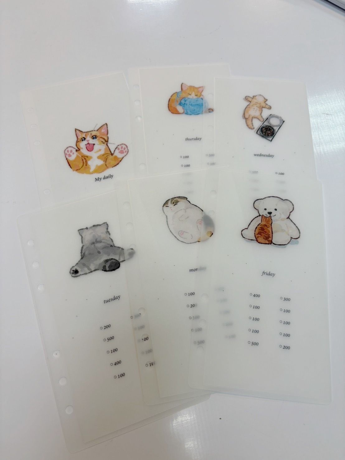 【Penmeet】貓咪my daily現金袋