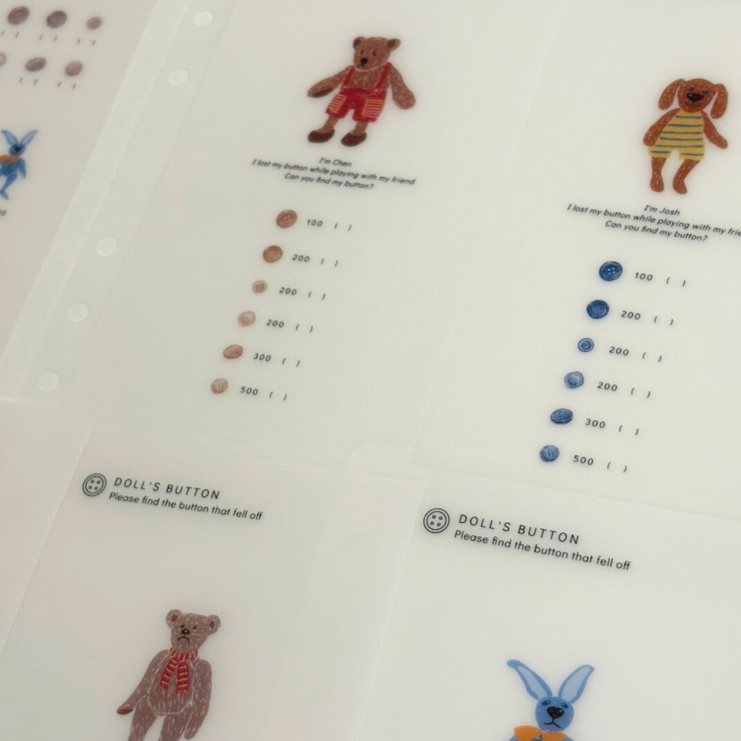 【Penmeet】A6 鈕扣熊存錢袋