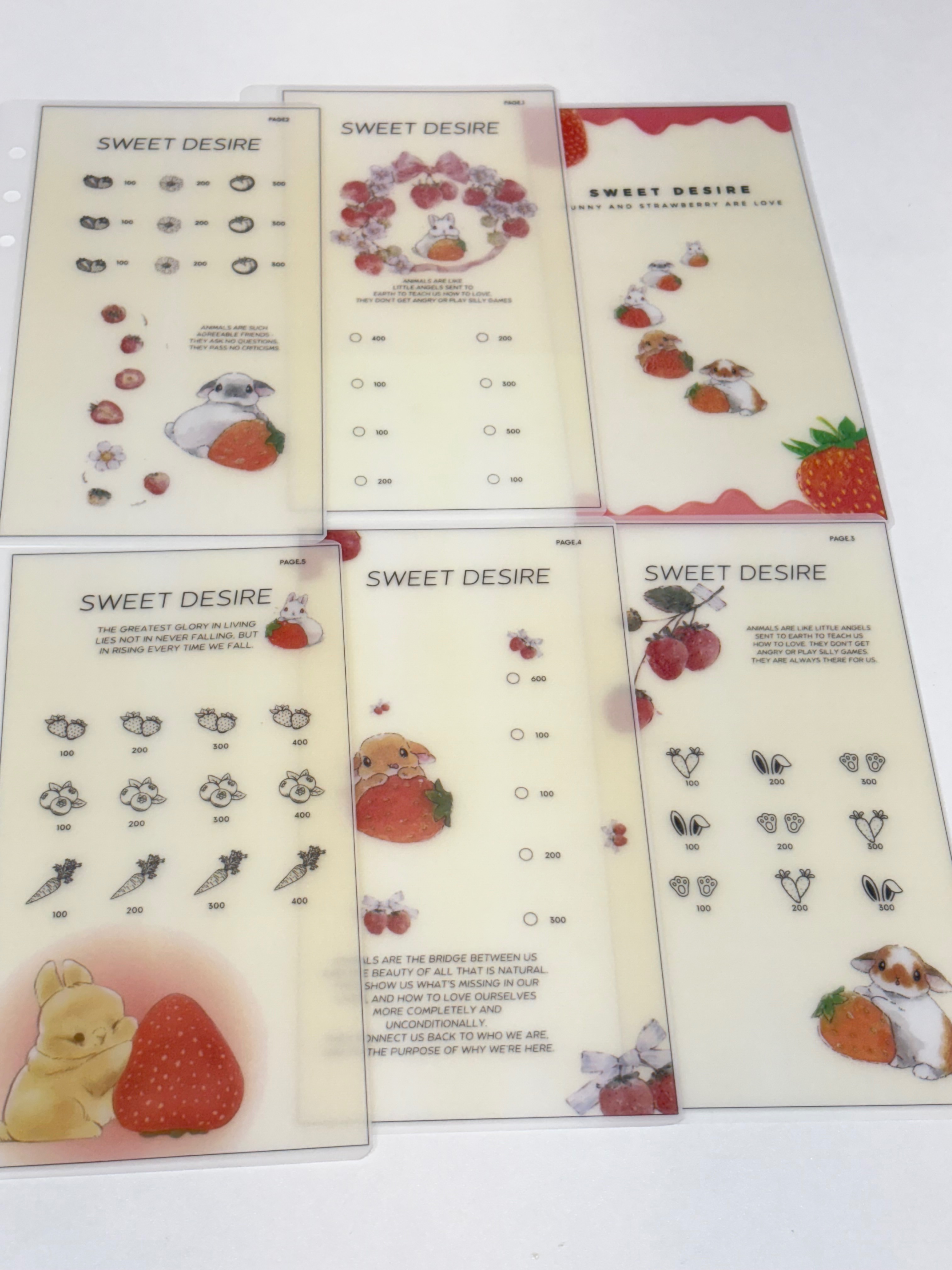 【Penmeet】甜點兔子現金存錢袋