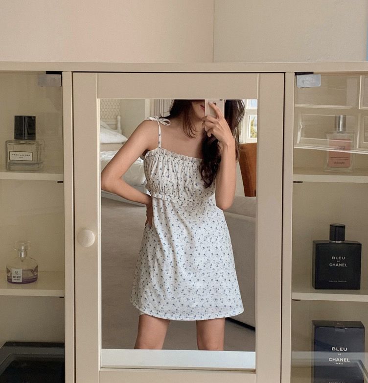🌼 J’eu 小花連身短褲套裝 꽃송이 원피스 쇼츠세트