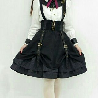Amavel 蒸氣龐克風多層蛋糕裙 スチームパンク風レイヤードスカート