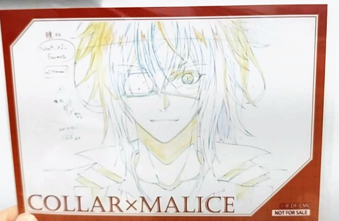 【現貨 日版】collar malice動畫原畫展 滿額抽賞 C賞原畫相卡-峰雄款
