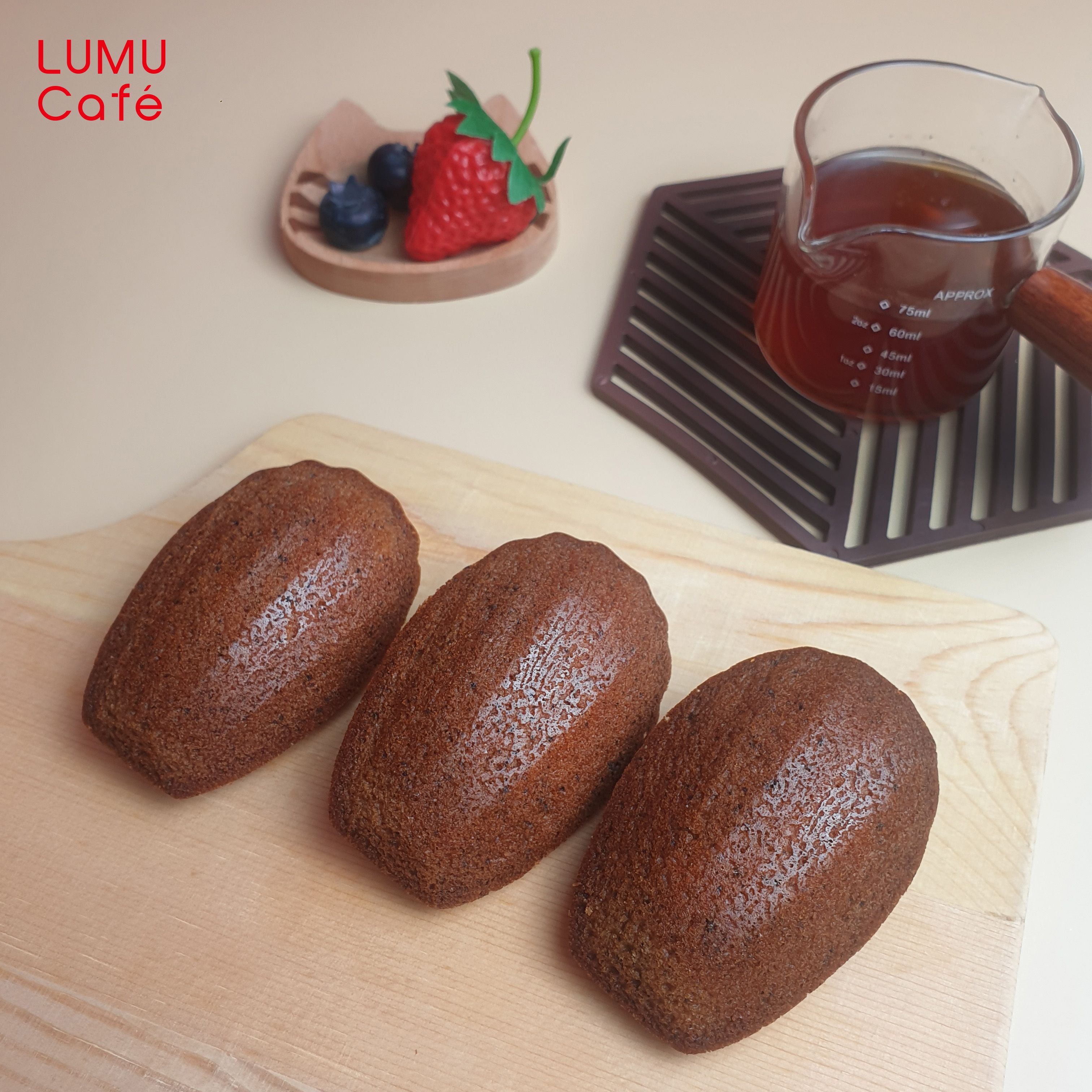 伯爵茶香瑪德蓮 接單製作 常溫蛋糕 甜點 零食 瀘沐咖啡 LUMU Café