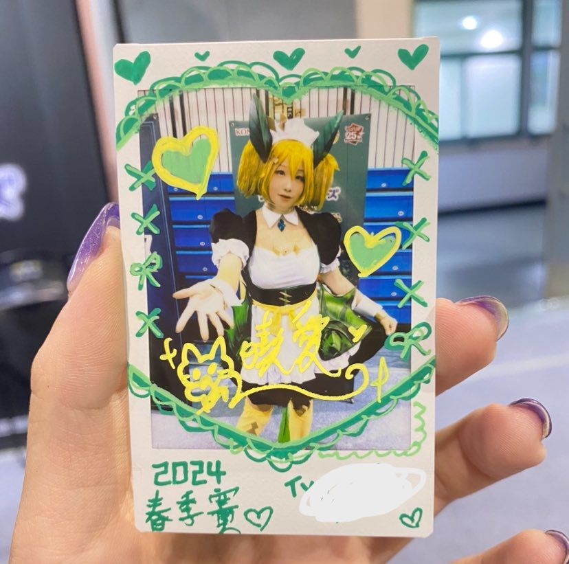 曉愛✦ 遊戲王 龍女僕  拍立得  手繪拍立得 （照片隨機 首圖繪圖為範例 純手繪）