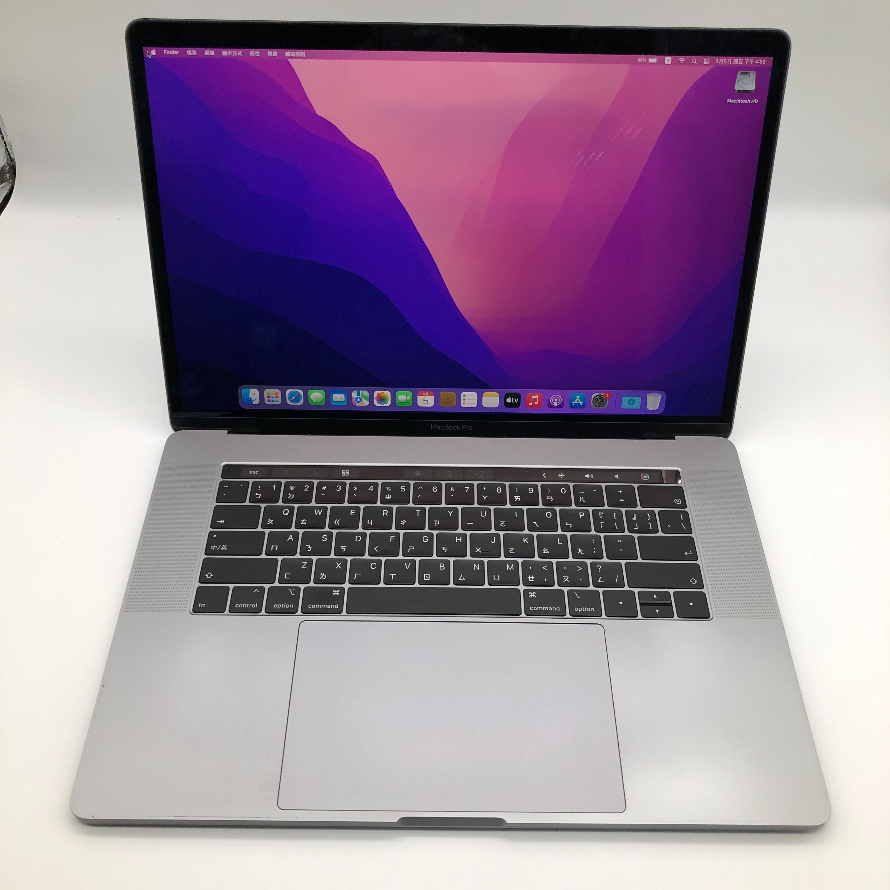 MacBook Pro 15＂ 2018 （4TB3 TouchBar）[Core i7-2.2 GHZ]