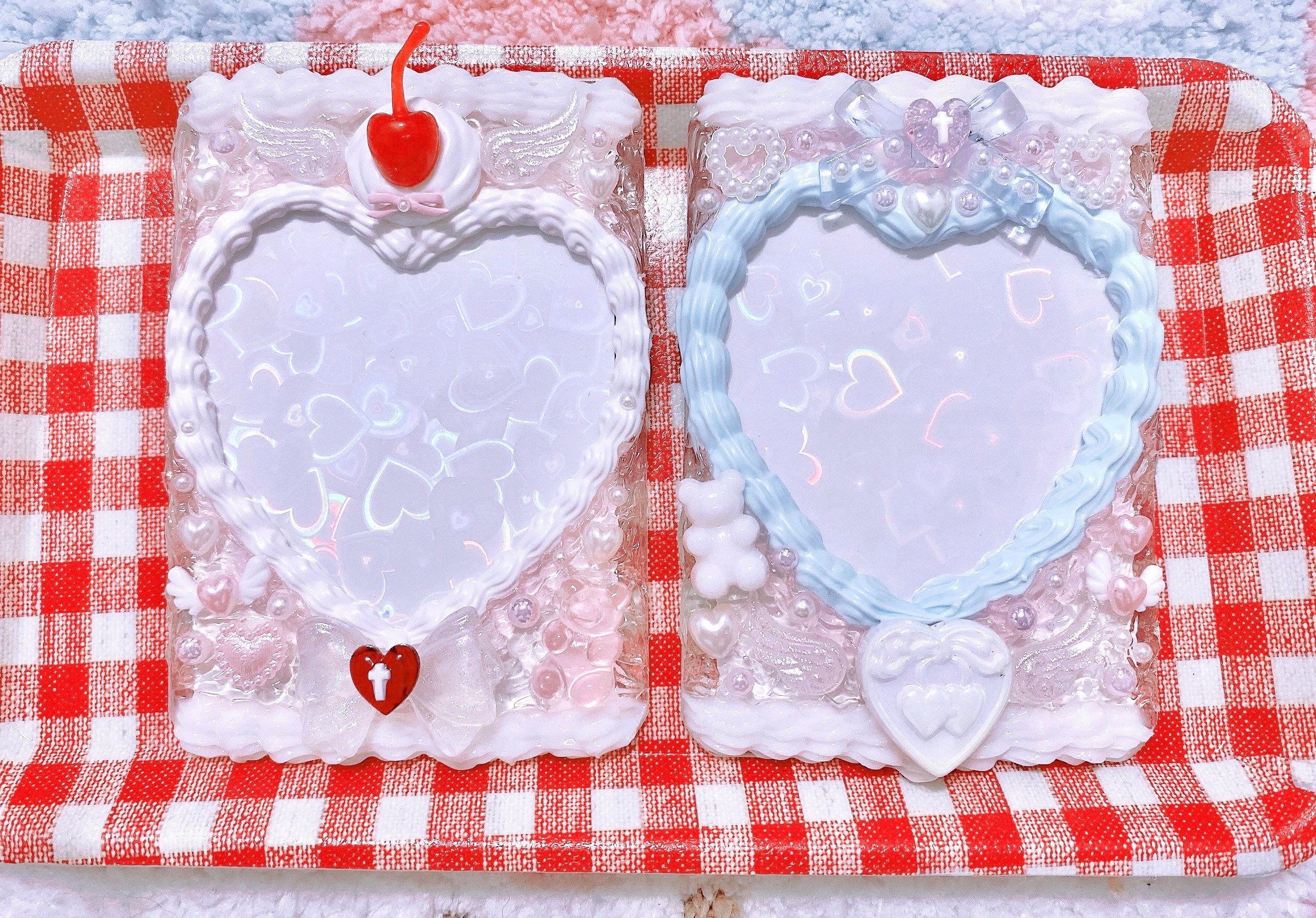 🍒💖🩰天使奶油膠卡套🩵🪽☁️