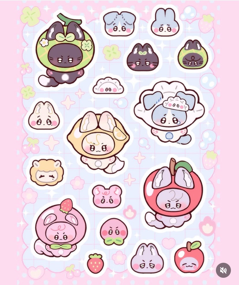 PLAVE小碰油貼紙🍼