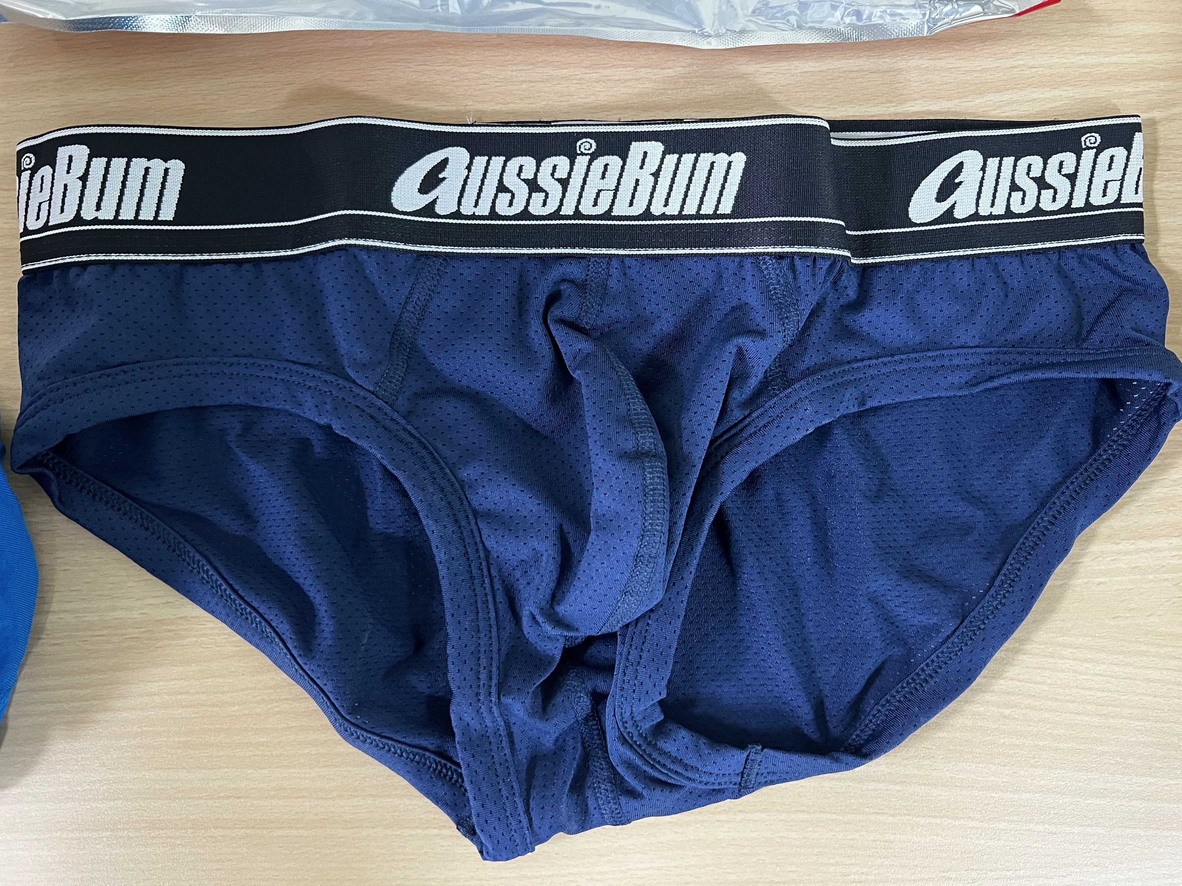 澳洲雄風 AussieBum Wonderjock Air WJ Air 囊袋三角褲 藍 M大小（亞州規L）