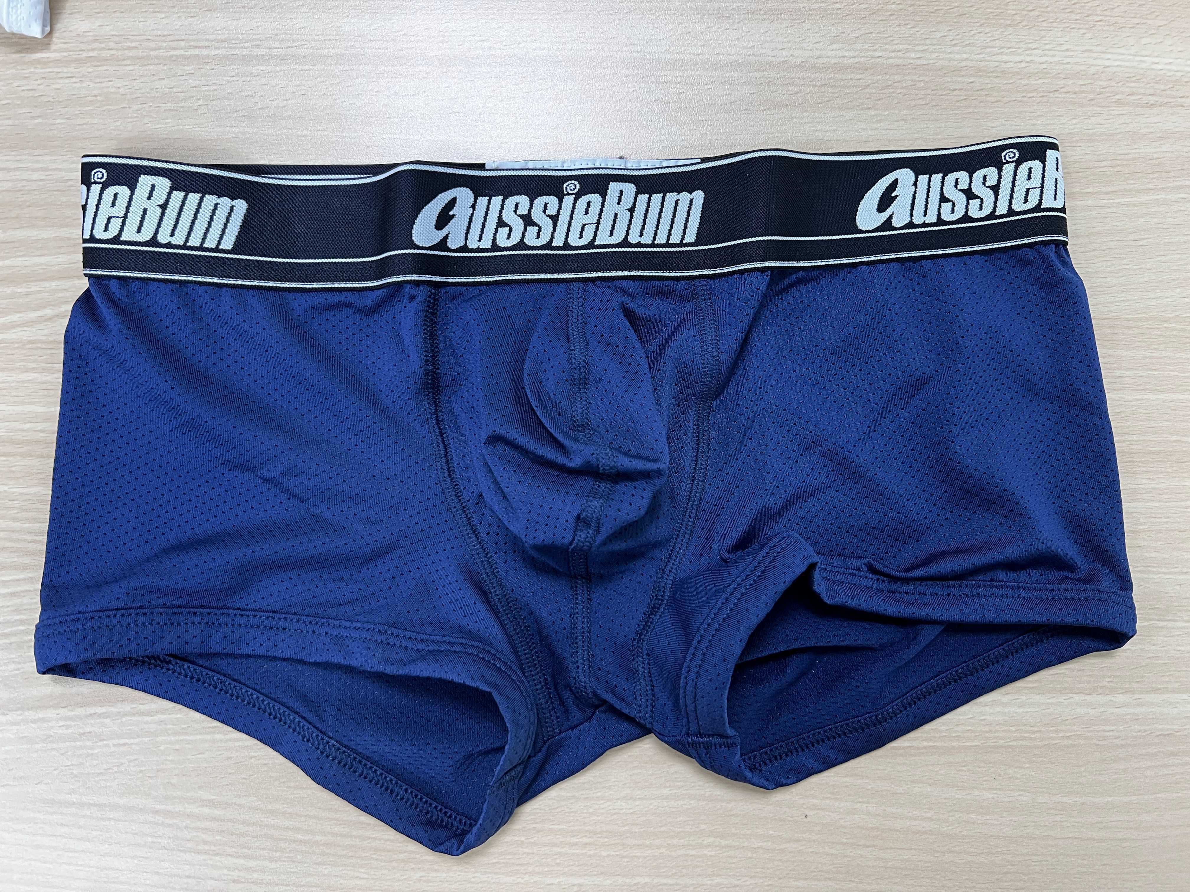 澳洲雄風 AussieBum Wonderjock Air WJ Air 囊袋四角褲 藍 M大小（亞州規L）