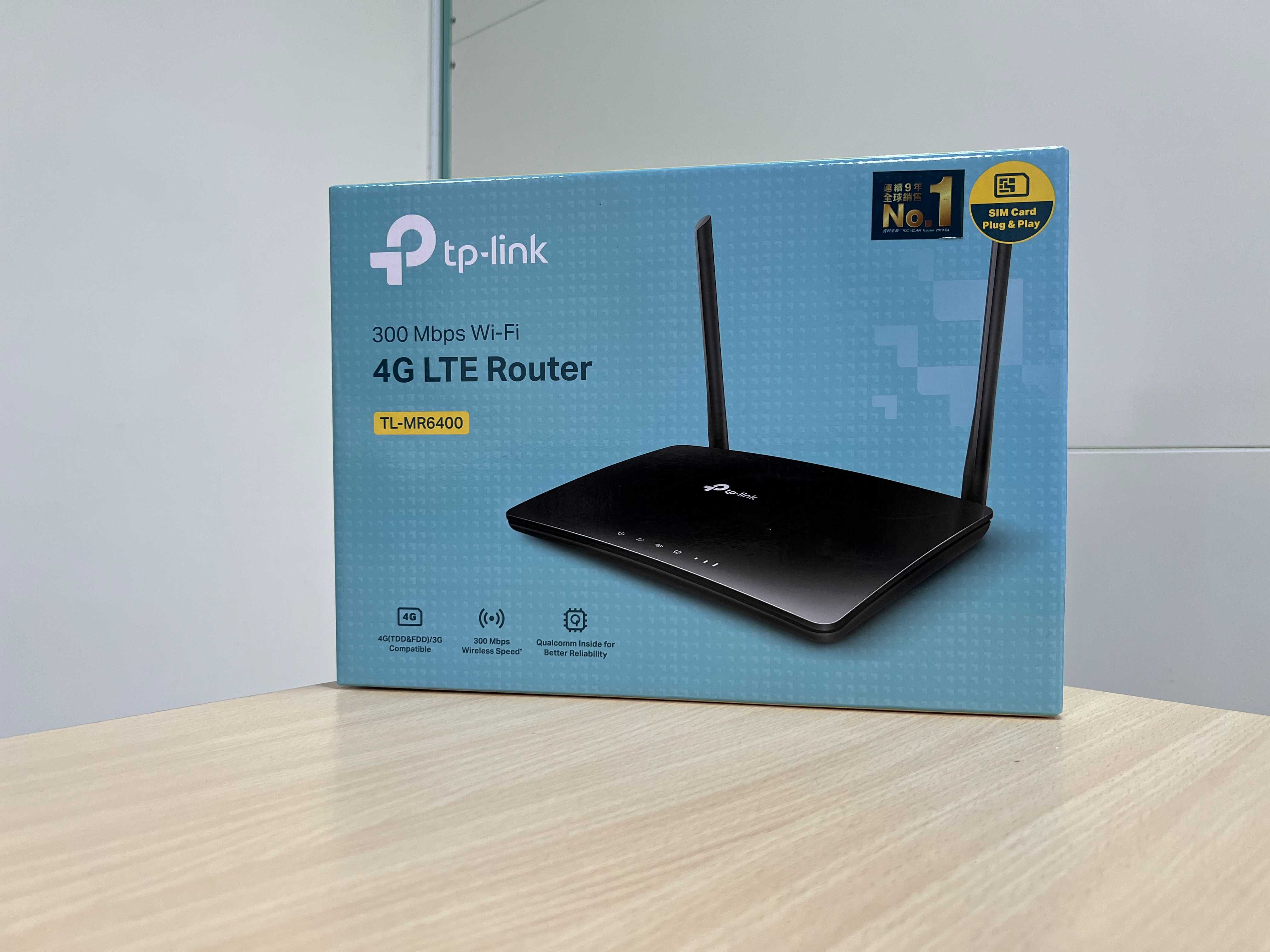 TP-Link TL-MR6400 v3 台版公司貨 4G LTE Wifi分享器 路由器 行動網路 插sim卡上網