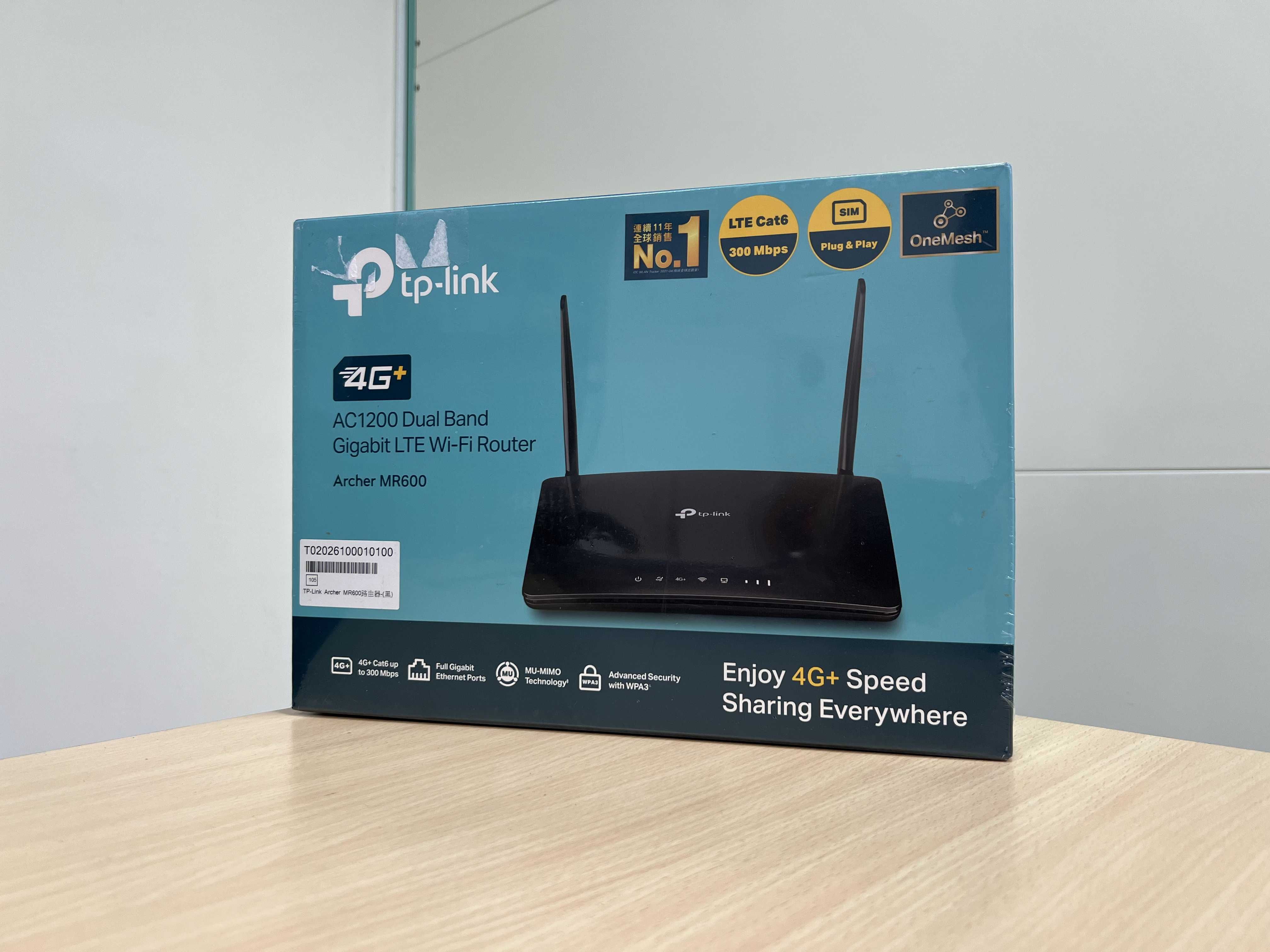 全新未拆 TP-Link Archer MR600 V3 台版 4G LTE Wifi分享器 路由器 行動網路