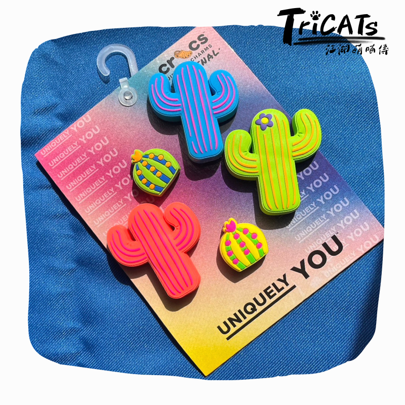 Crocs 仙人掌 LED 6入/組 鞋扣