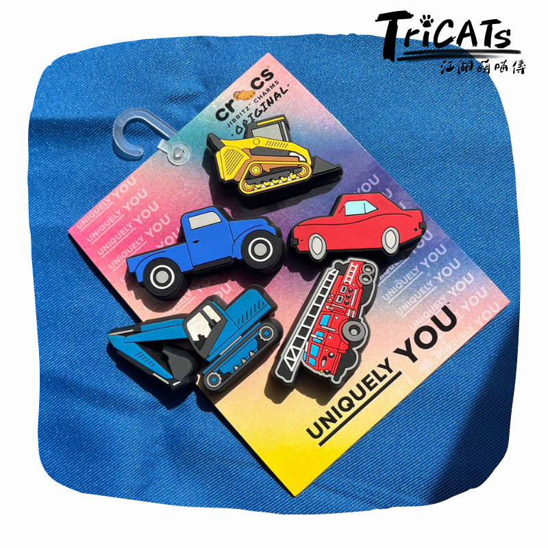 Crocs 交通工具 LED 6入/組 鞋扣