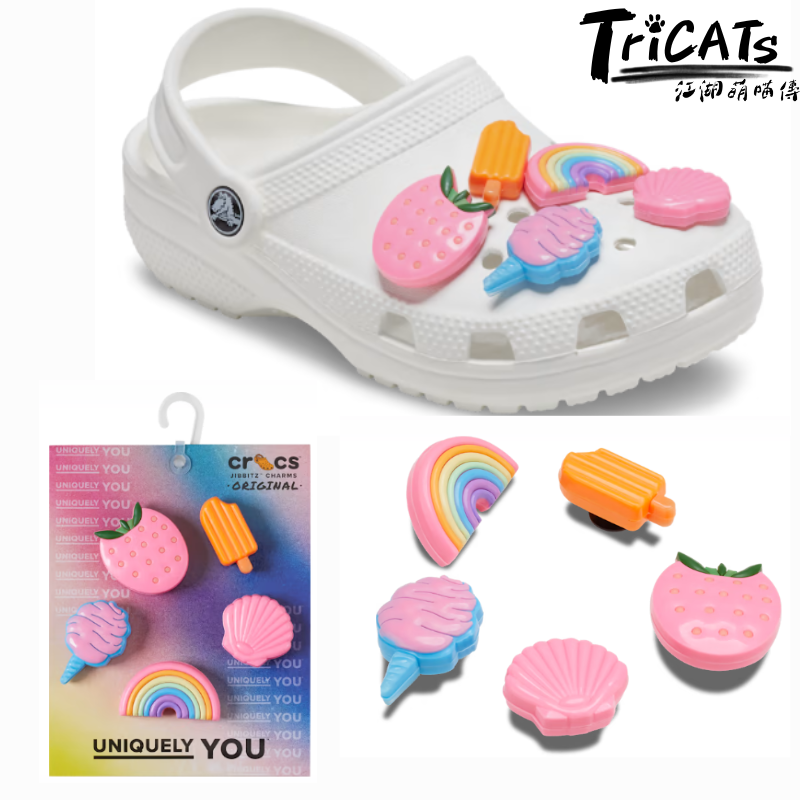 Crocs 草莓甜妹 5入/組