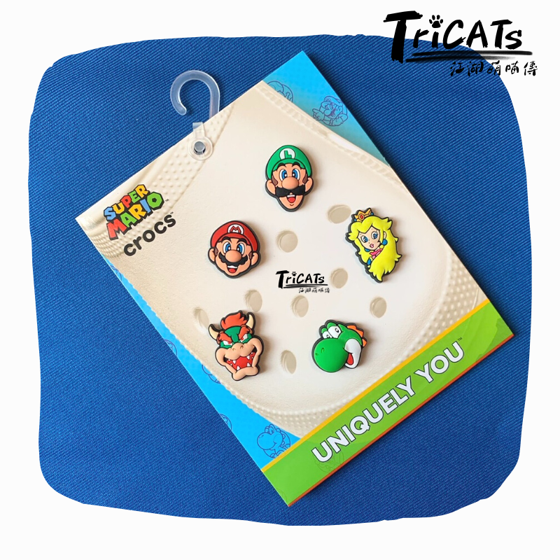Croc 超級瑪莉歐 鞋扣 卡駱馳 5入/組