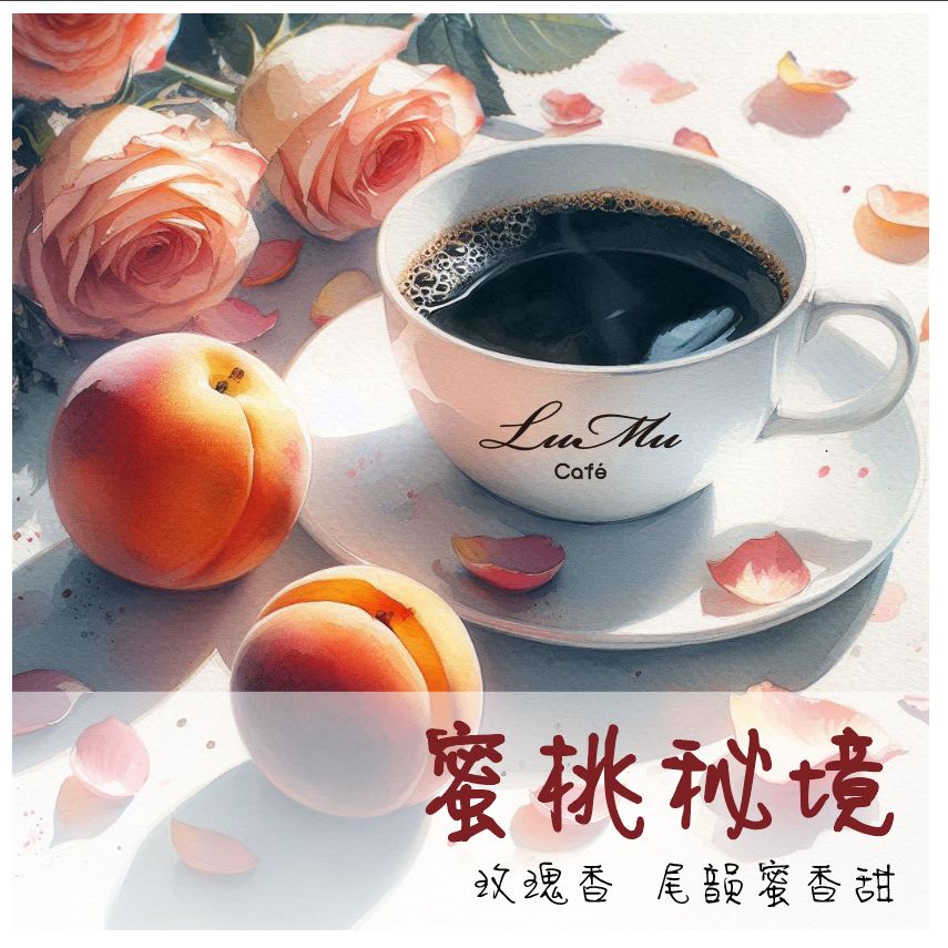 胭脂蜜桃 哥倫比亞 新鮮手沖咖啡豆 虹吸式咖啡豆  美式咖啡 瀘沐咖啡 比星巴克還要好喝 LUMU