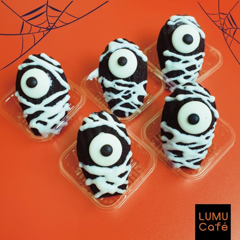 大眼木乃伊 萬聖節限定 可可瑪德蓮 節慶甜點首選 派對點心惡作劇還是甜點？常溫小蛋糕 LUMU Café
