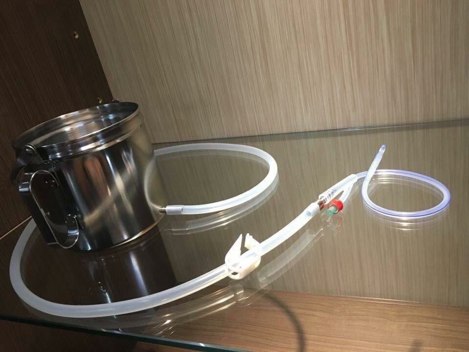 灌腸桶矽膠管