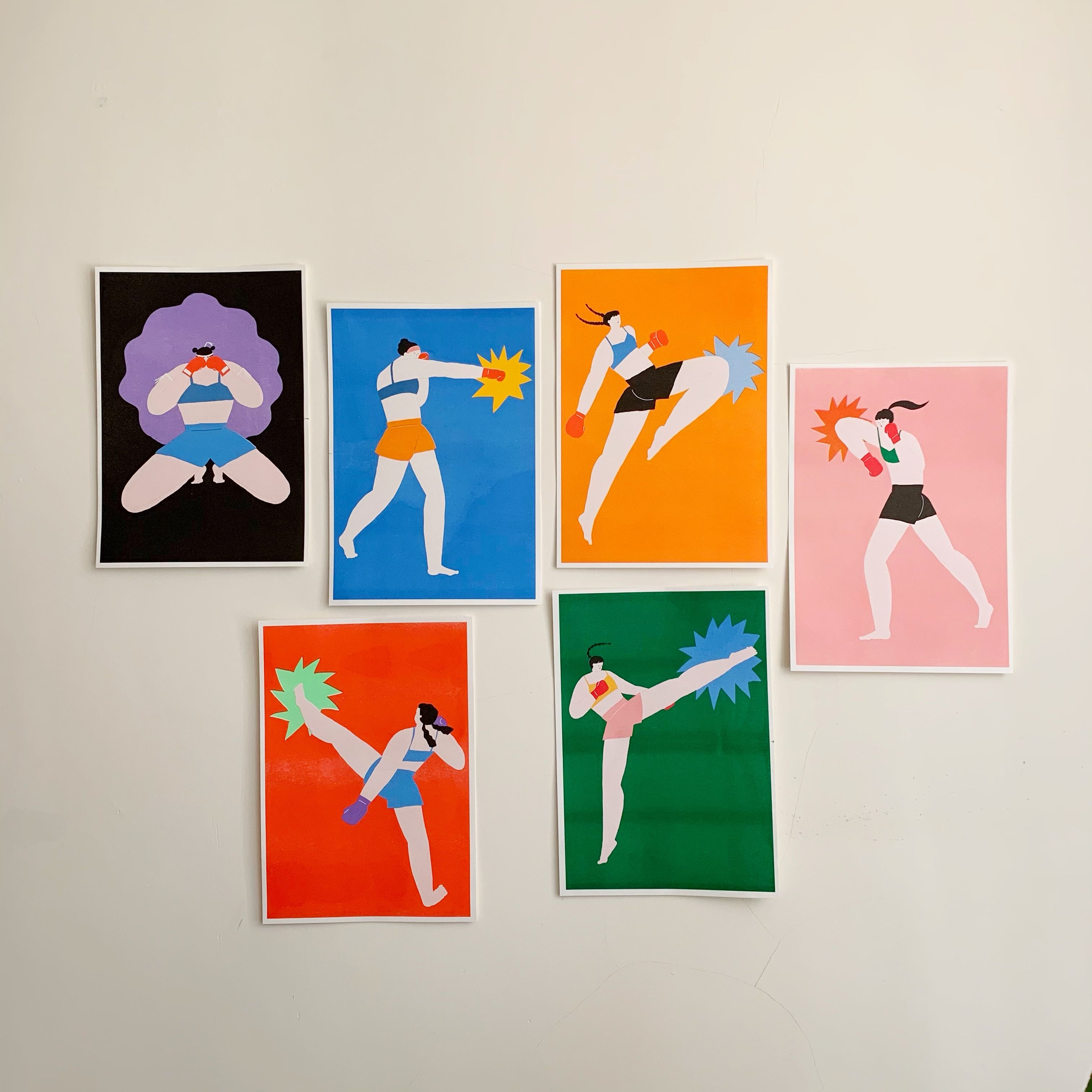 薄紙海報｜泰拳系列