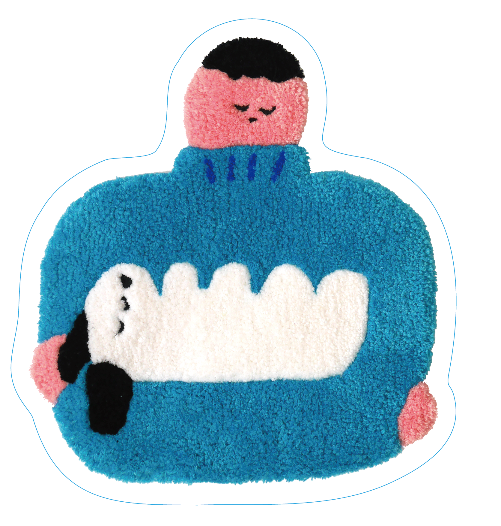 毯毯裁型明信片