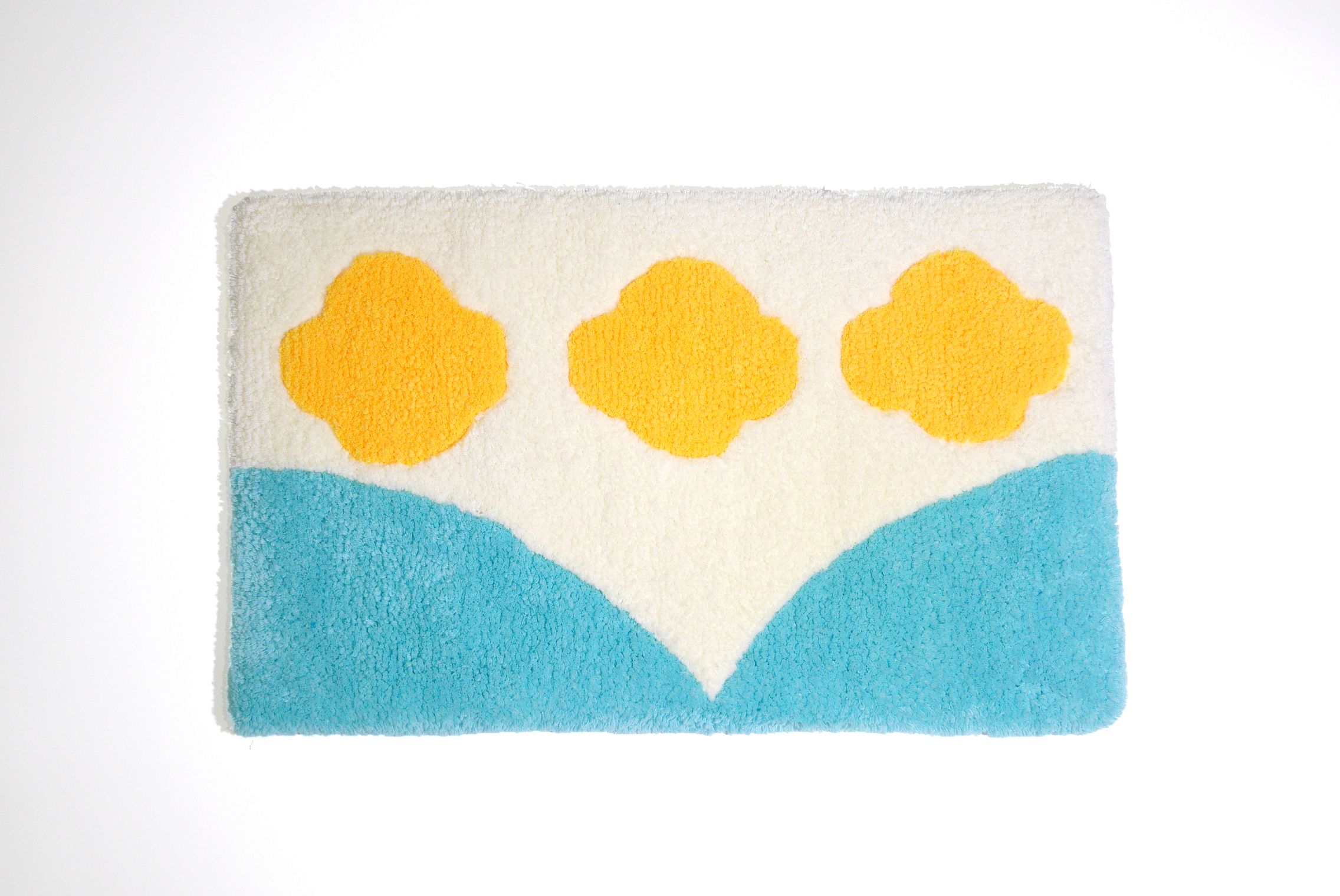 簇絨毯｜黃色小花