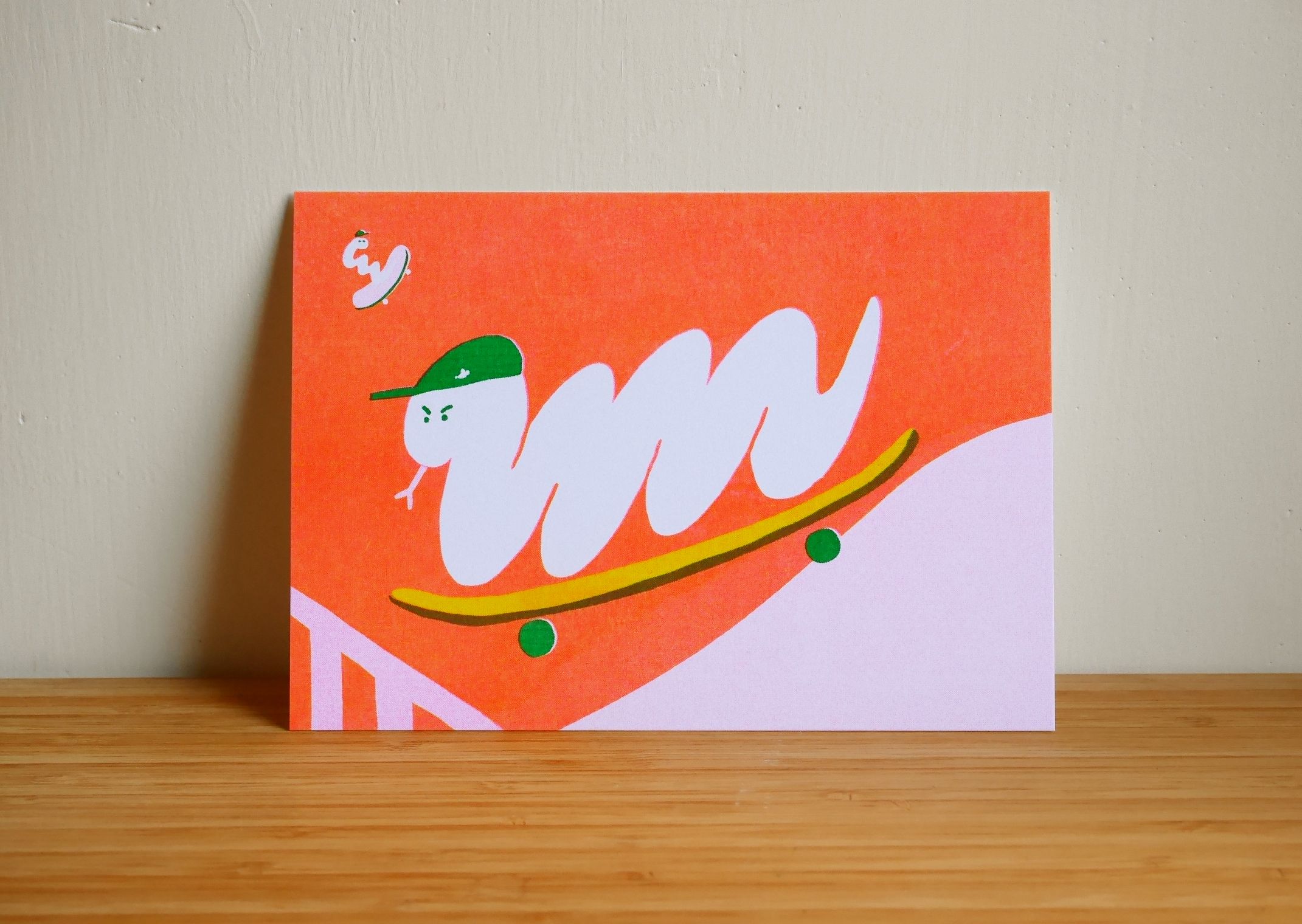 明信片｜蛇蛇年賀卡 GO FOR IT !