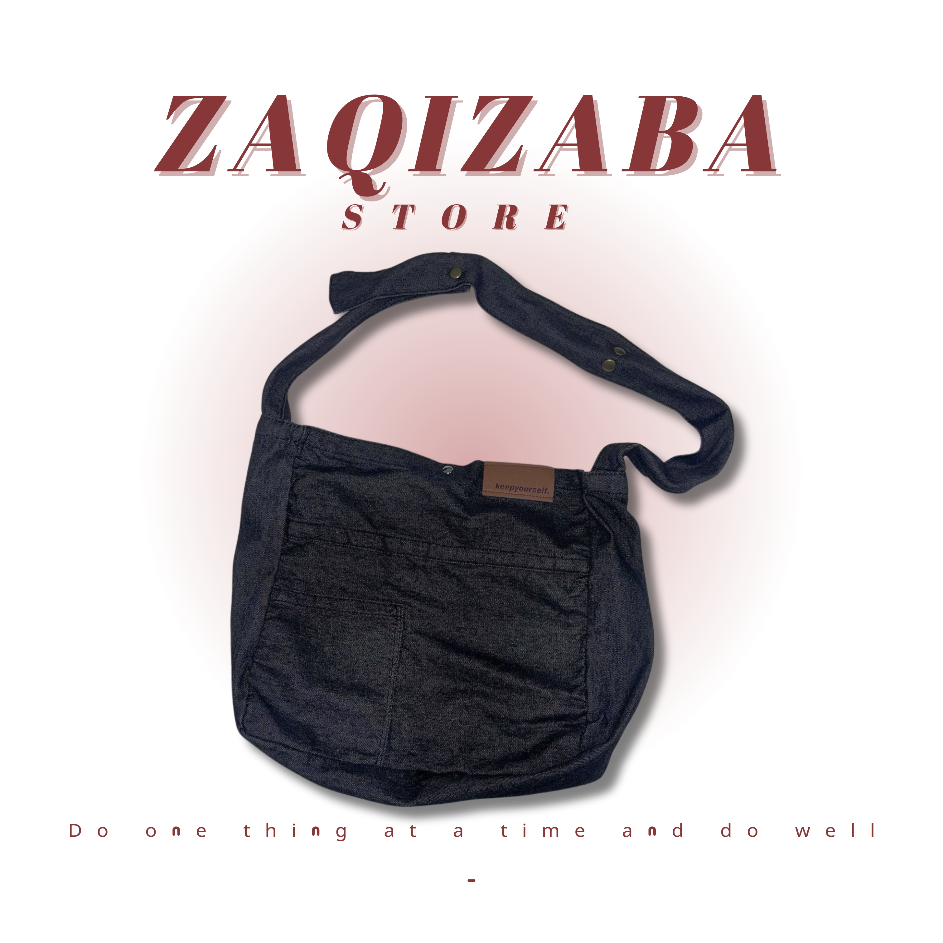 單寧休閒側背袋