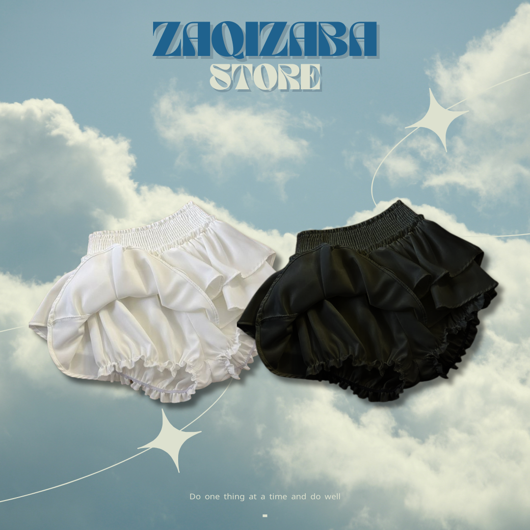 芭蕾風鬆緊腰蓬蓬小眾設計半身裙