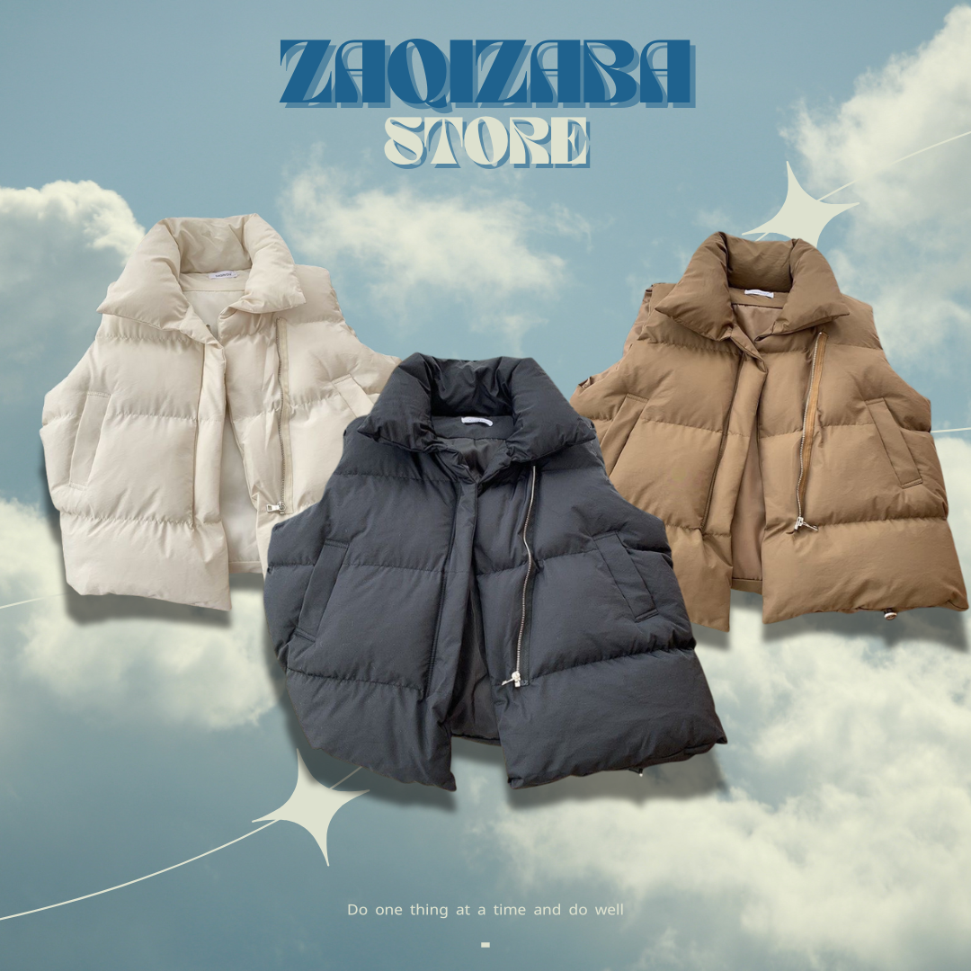 羽絨棉高領背心