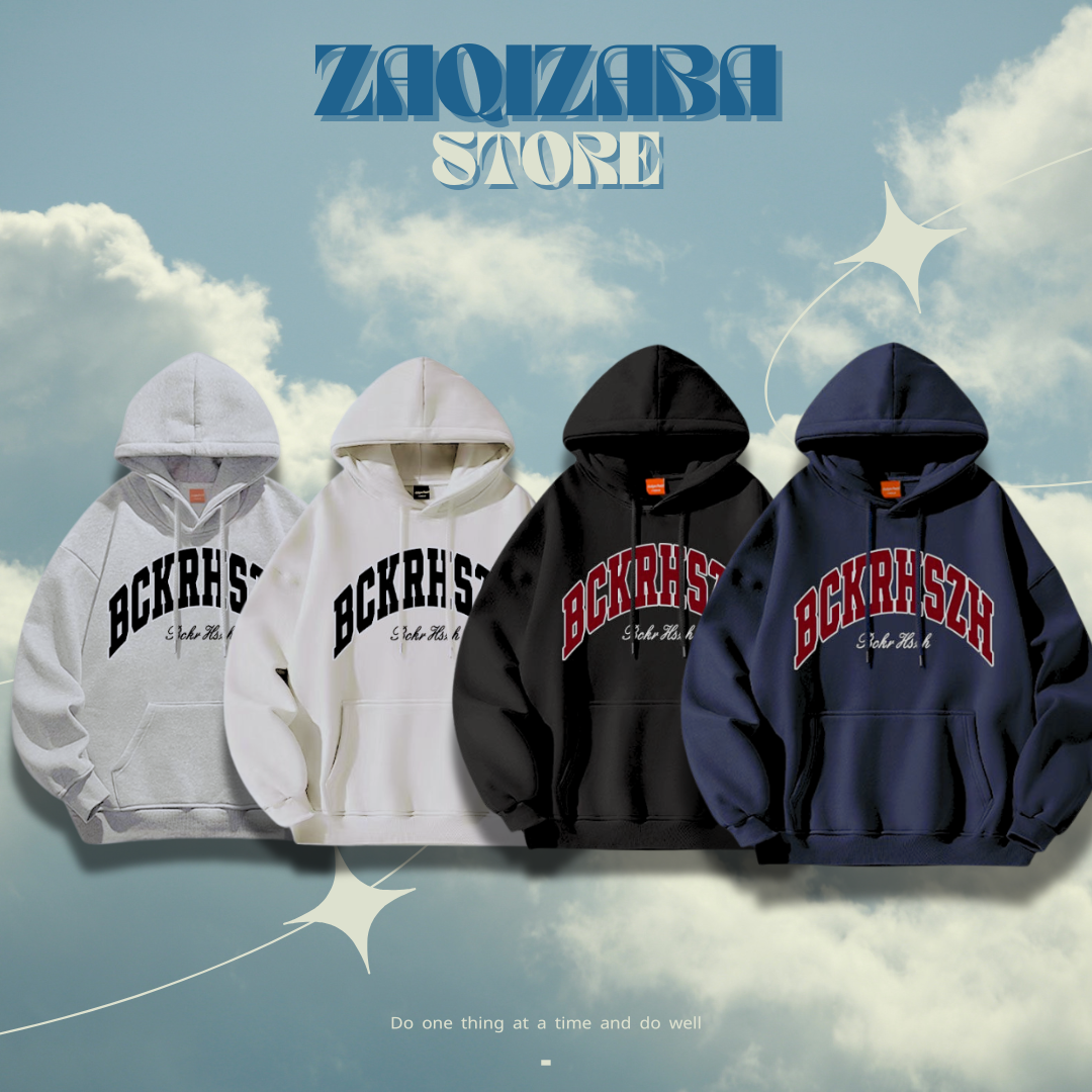 大學風大字母學生帽T