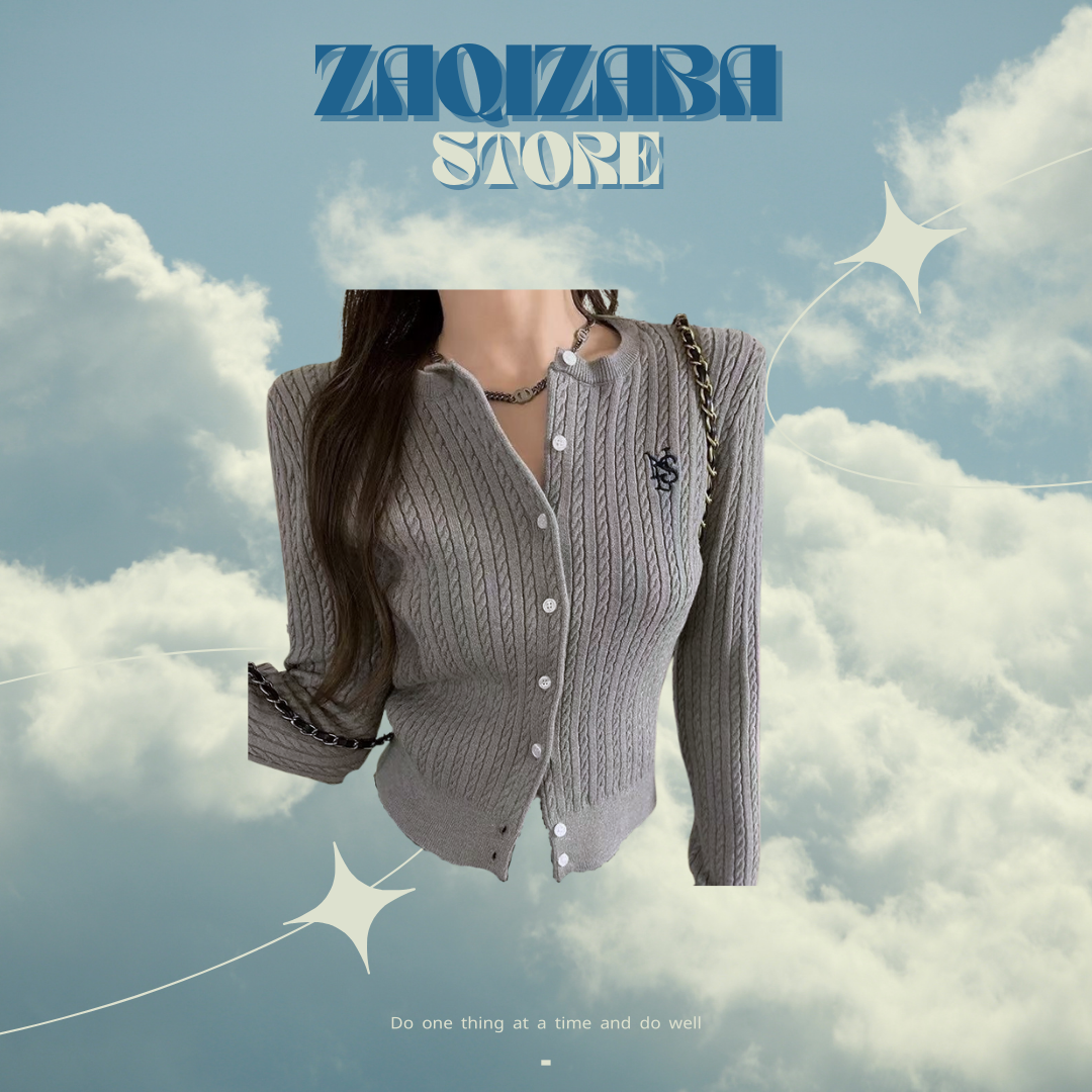 韓系鈕扣針織開衫外套