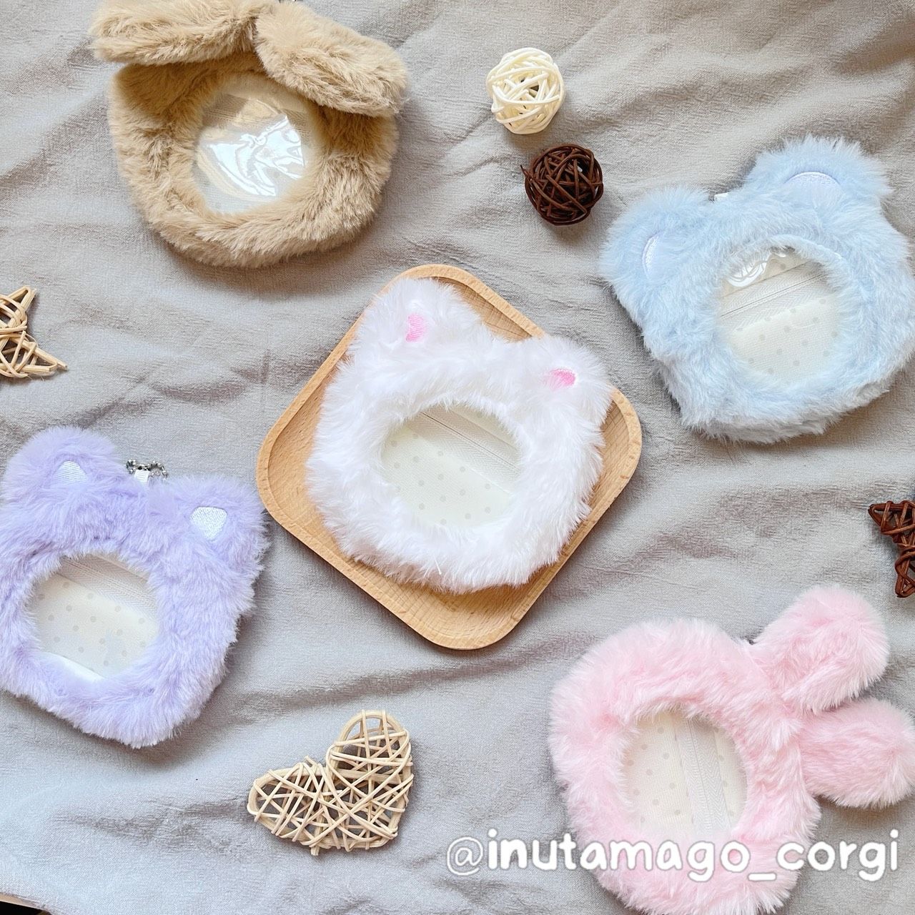 毛絨徽章套（75mm徽章適用）