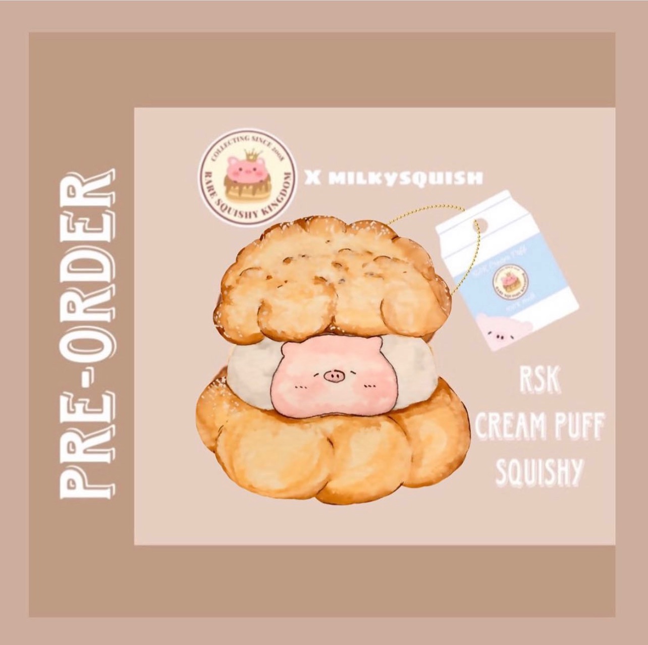 香港品牌 小豬泡芙