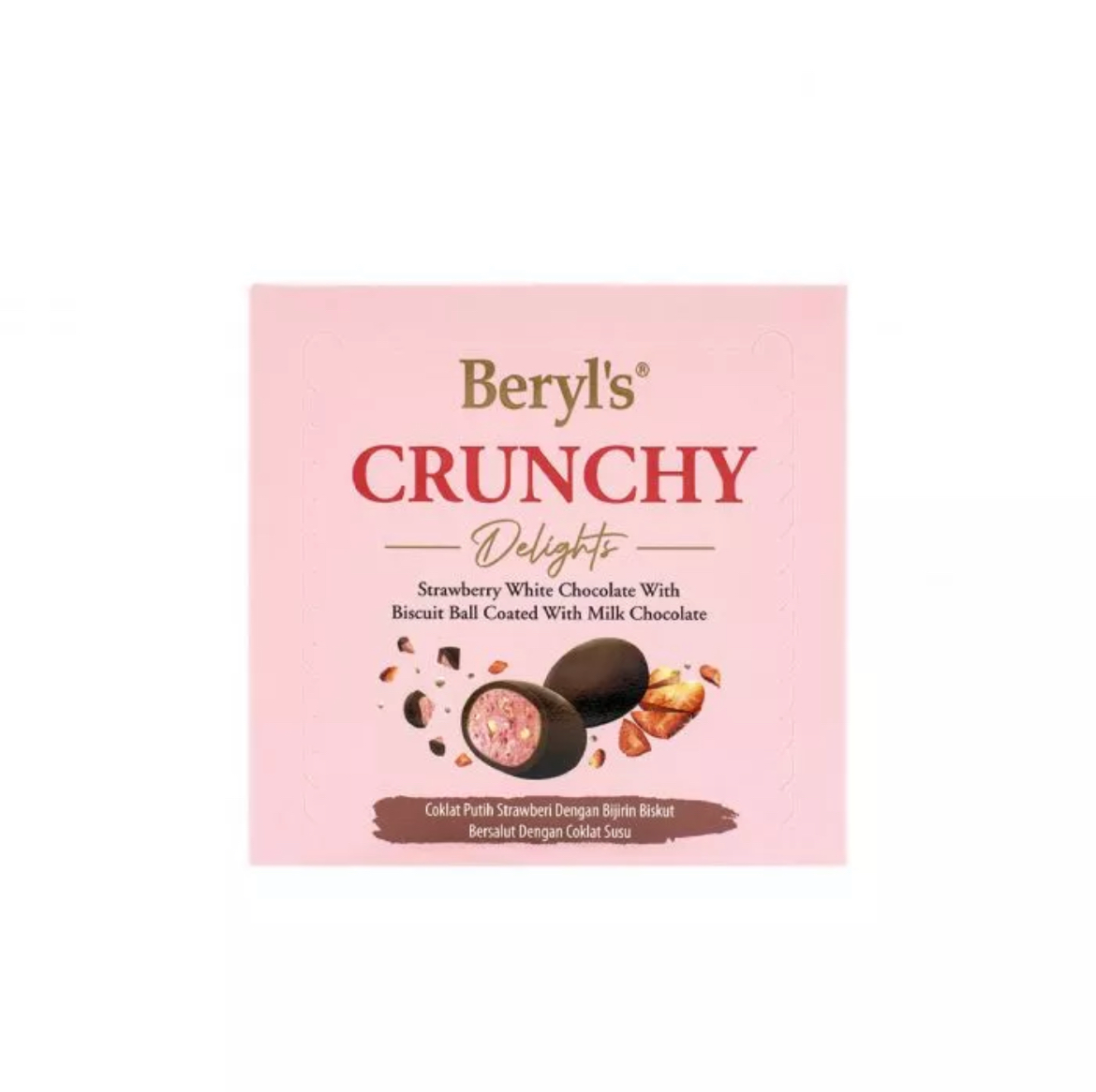 【現貨‼️預購/代購】🆕馬來西亞 Beryl’s 倍樂斯／鬆脆歡樂草莓牛奶巧克力球🆕