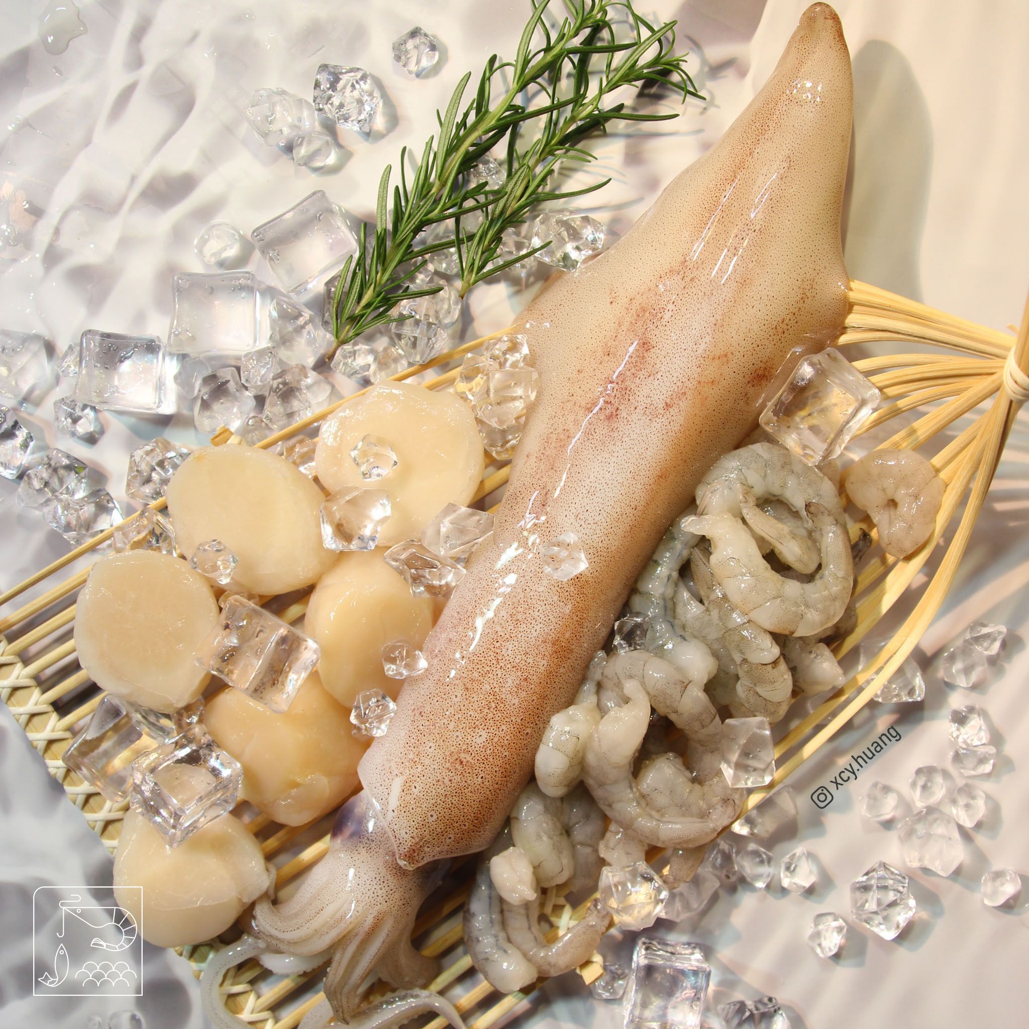 【深海活凍透抽】漁船急速冷凍・鮮嫩爽脆・品質保證（三尾/組）