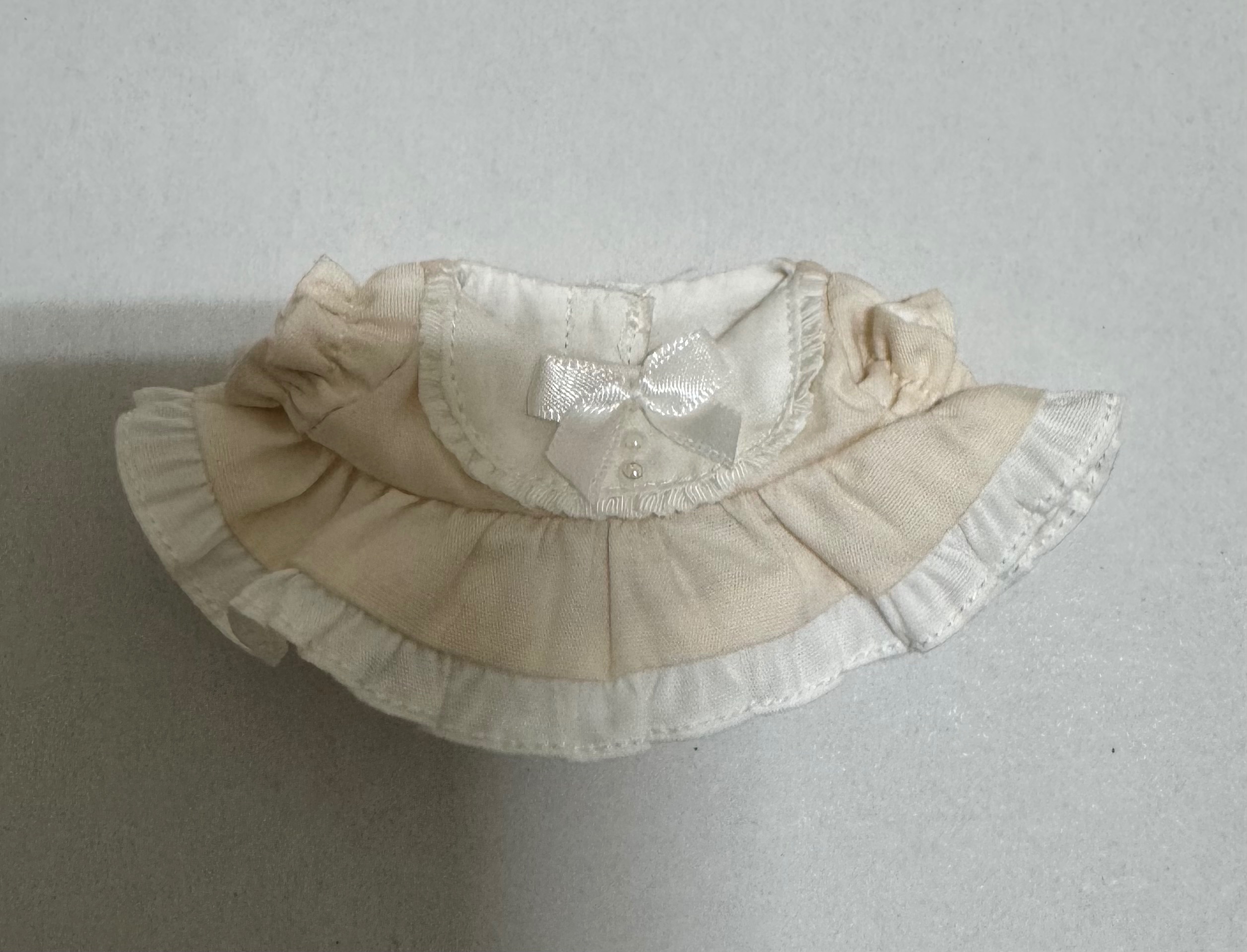 小緞帶 奶油白 10cm