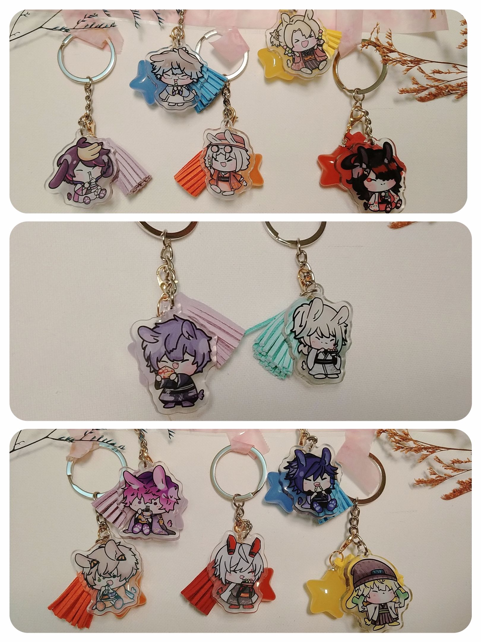 NijiBunnies + Shoto + Aza 吊飾