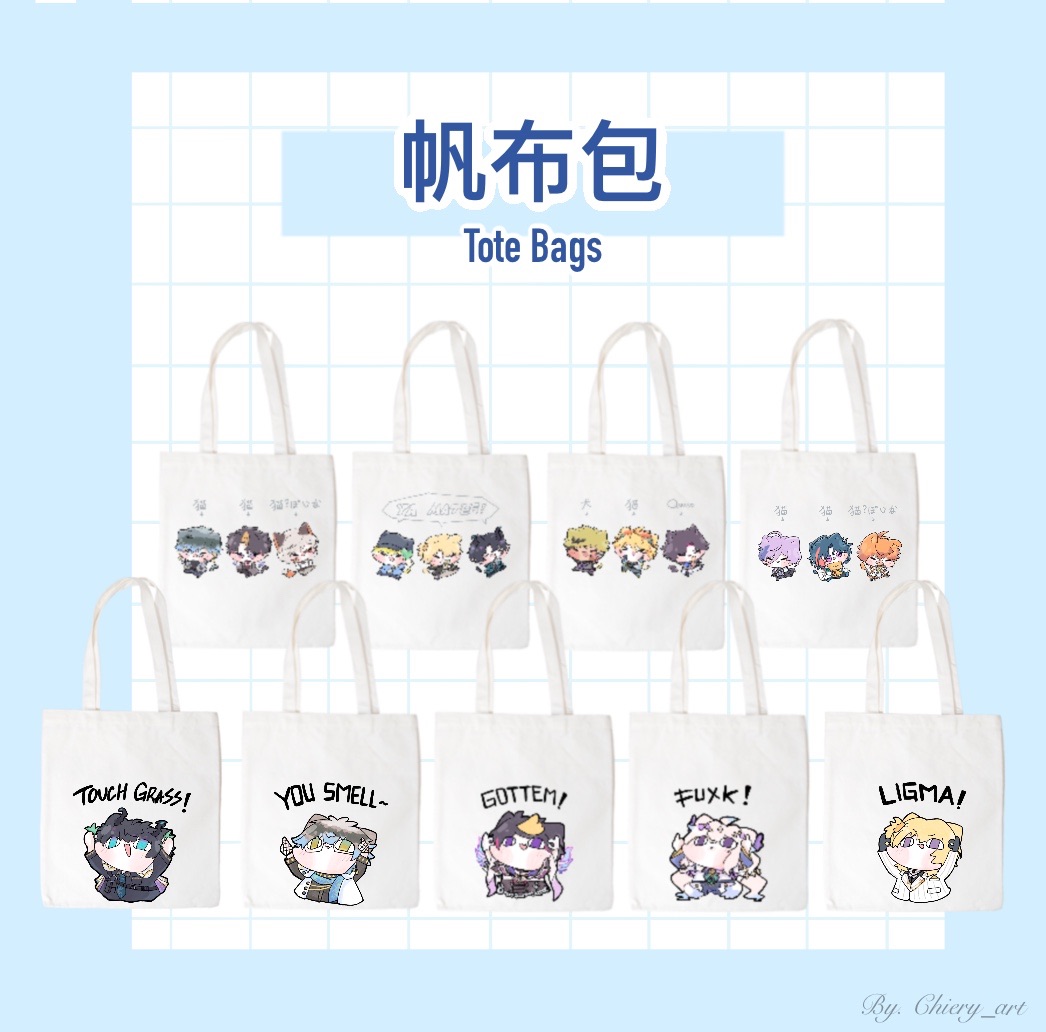 Trio Nijisanji Tote Bag