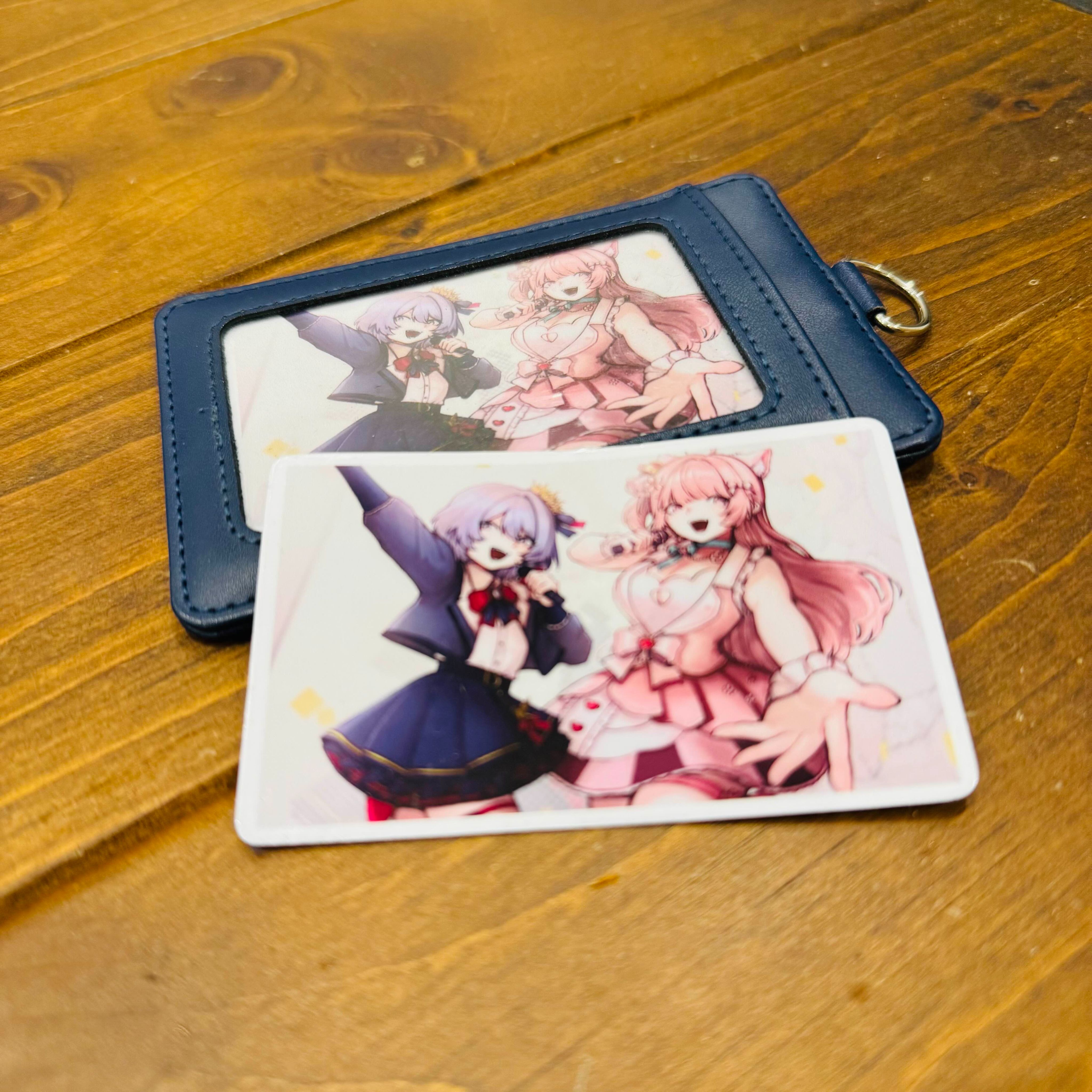 RE諾櫻灰妲一期走3D賀圖悠遊卡貼（2入）