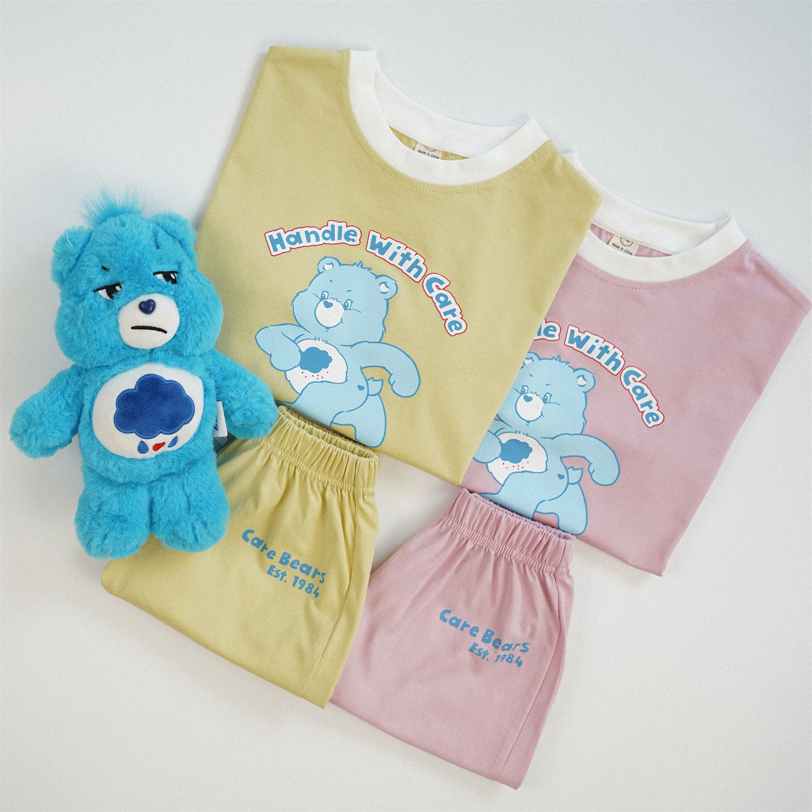 carebears印刷童裝寶寶套裝組合兩色IG款