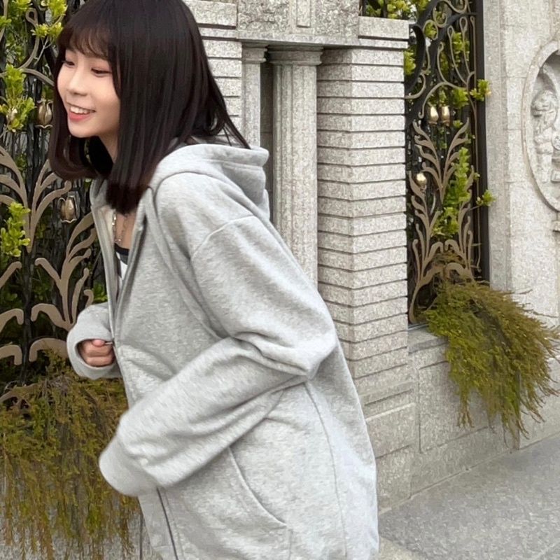 【 𝙐𝙔𝙆 】簡約百搭灰色休閒外套