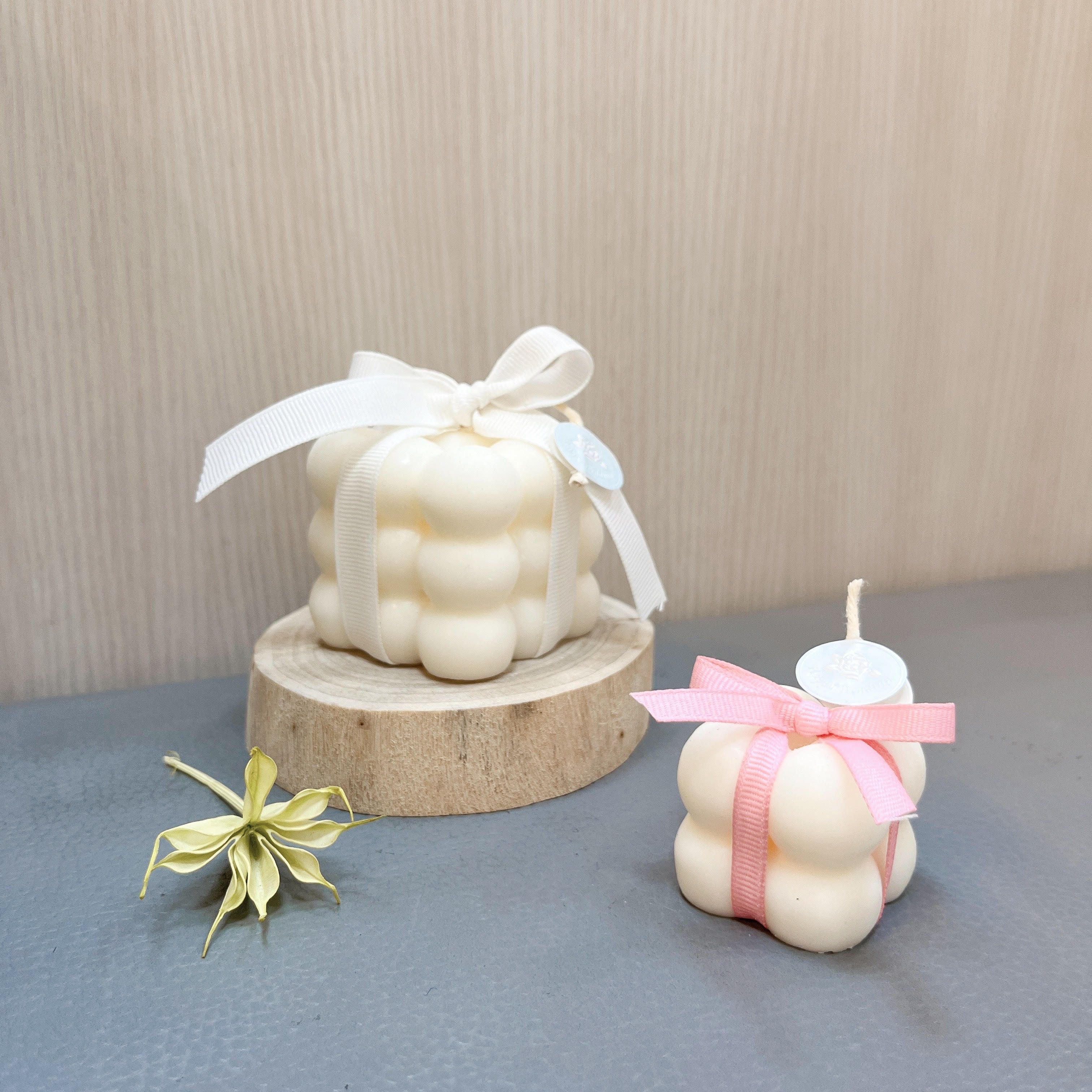 『造型蠟燭只送不賣』 Upeksa scent造型蠟燭「魔方」 大豆蠟燭 ins裝飾 居家佈置 拍照禮物 桌面擺設