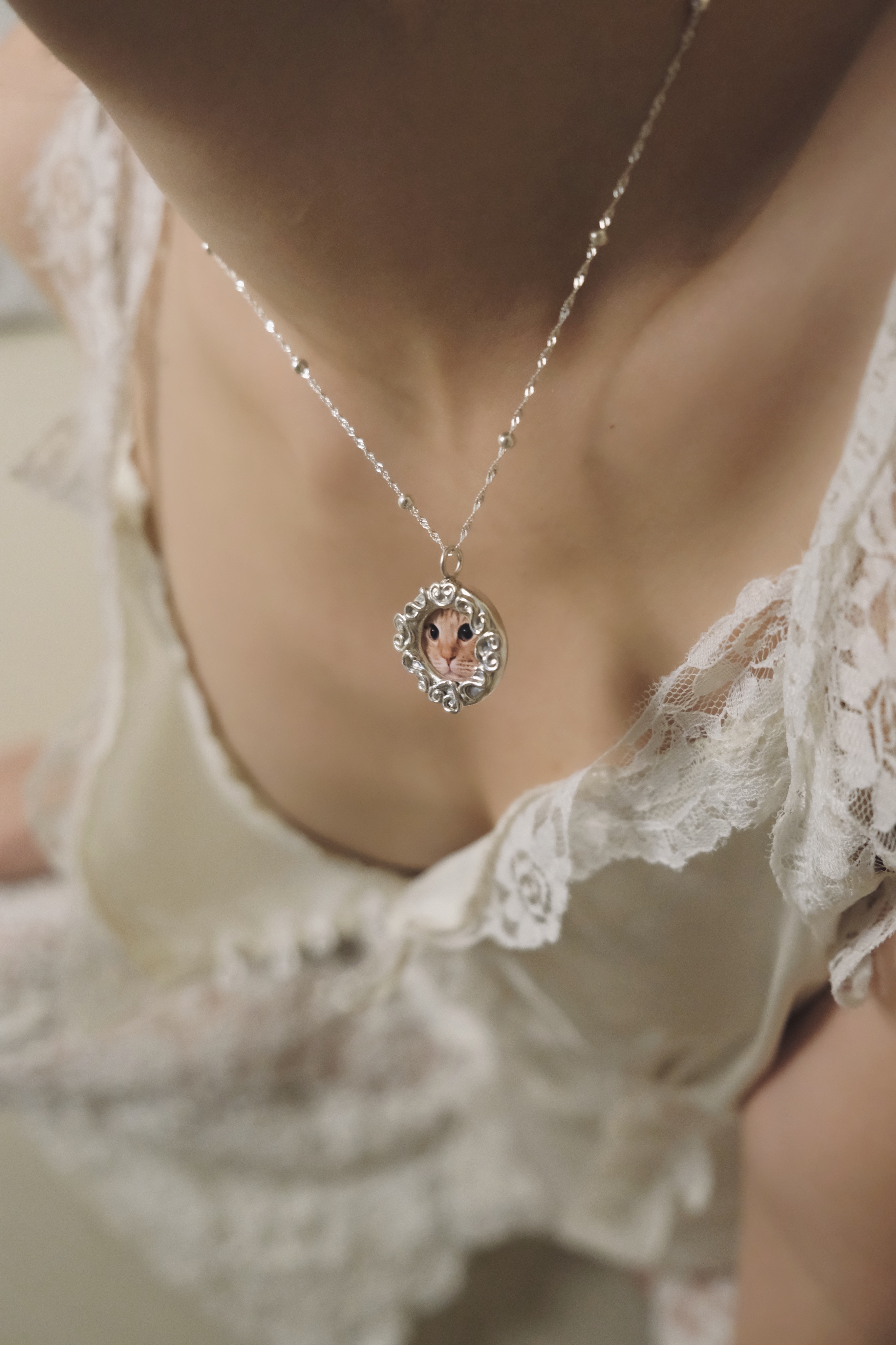 心心相印相框項鍊 商品為客製商品下單前請先私訊IG